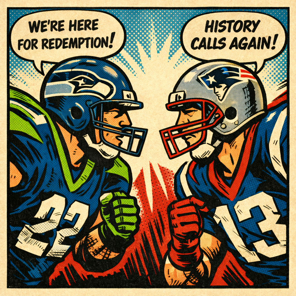Super Bowl LX comic