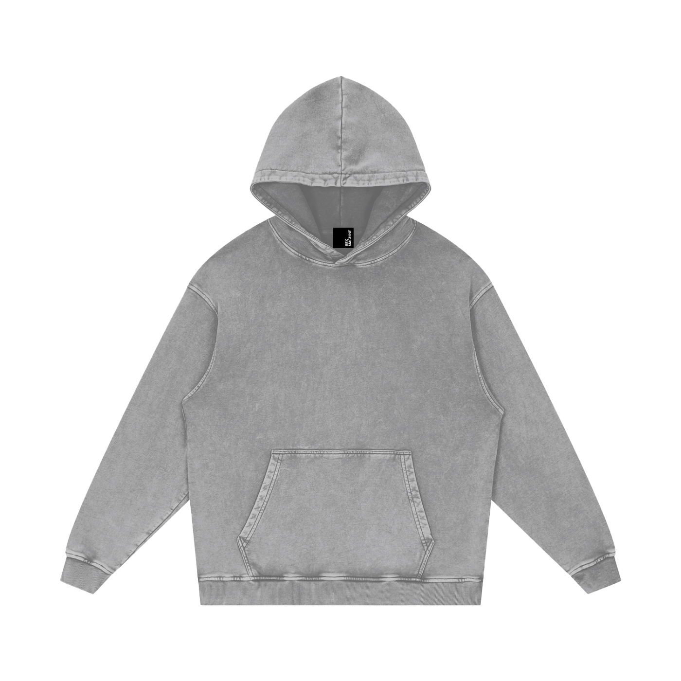 Washed Loose Cotton Hoodie