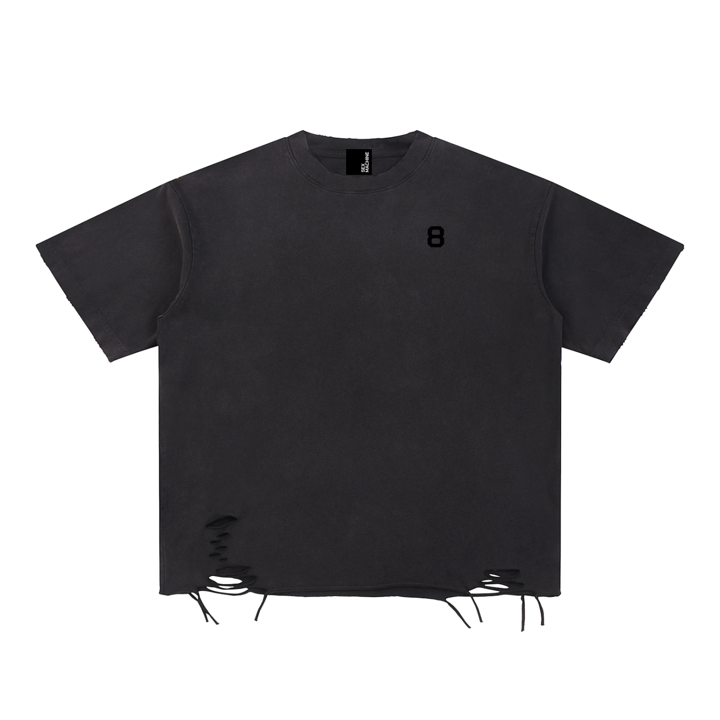 8 Raw-Hem T-Shirt