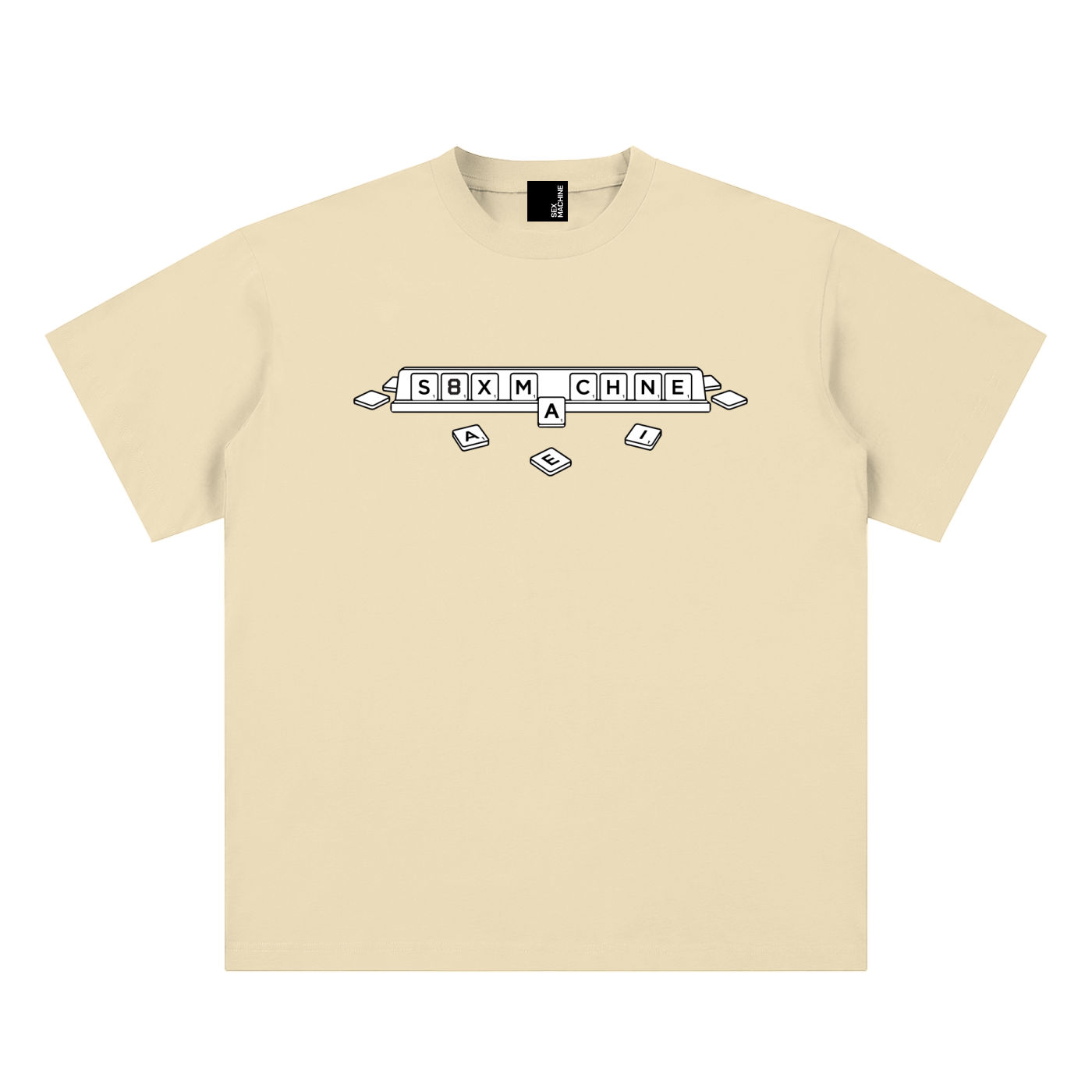 Scrabble Sueded Cotton T-Shirt