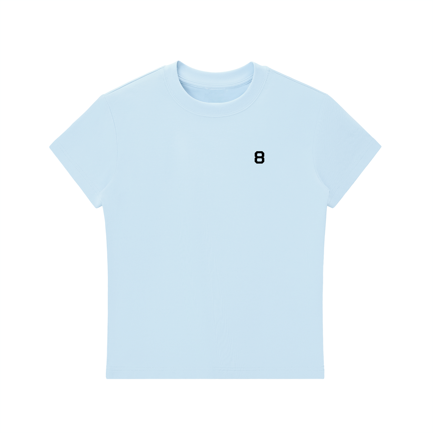 8 Fitted Crewneck T-Shirt