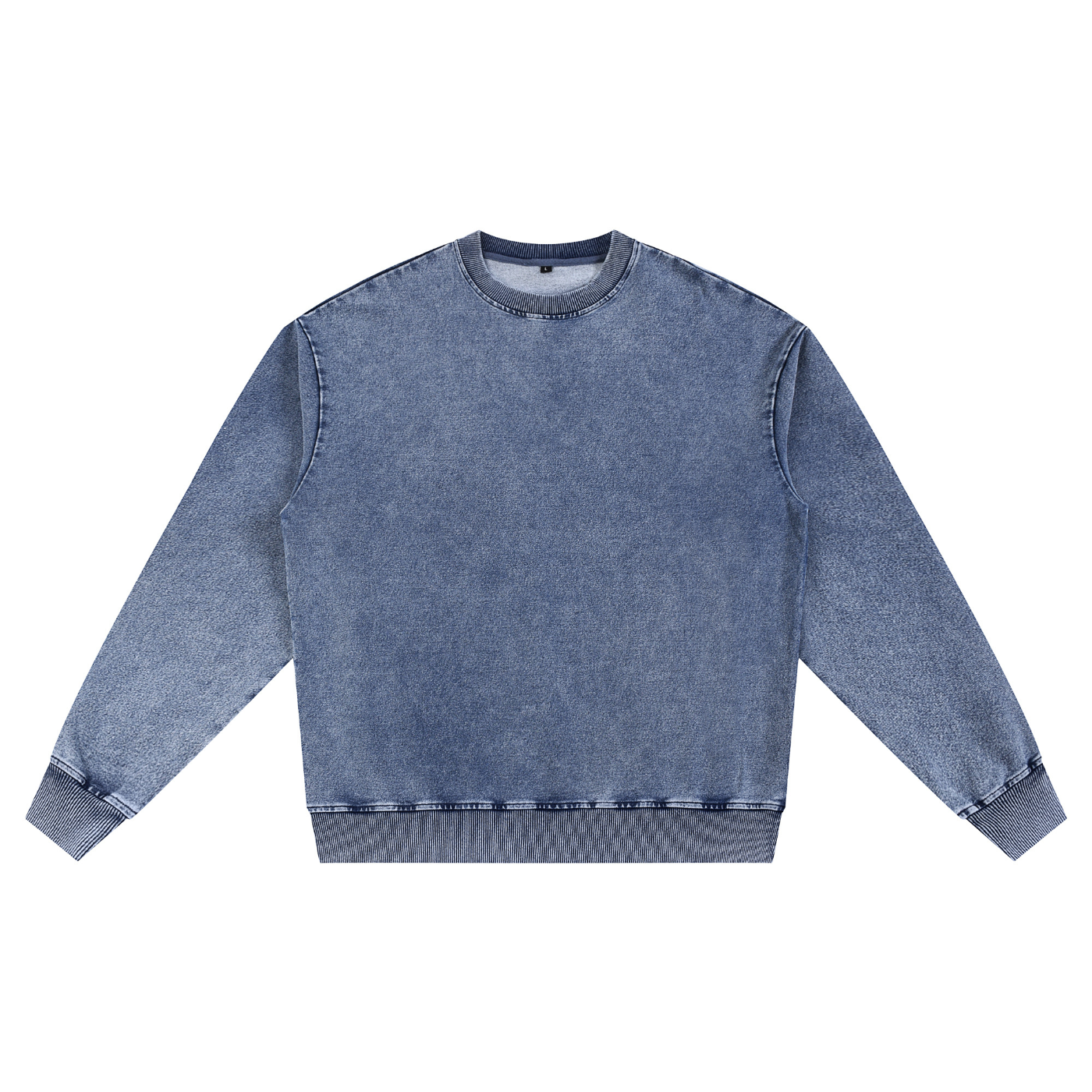 Oversized Wash Crewneck Sweatshirt