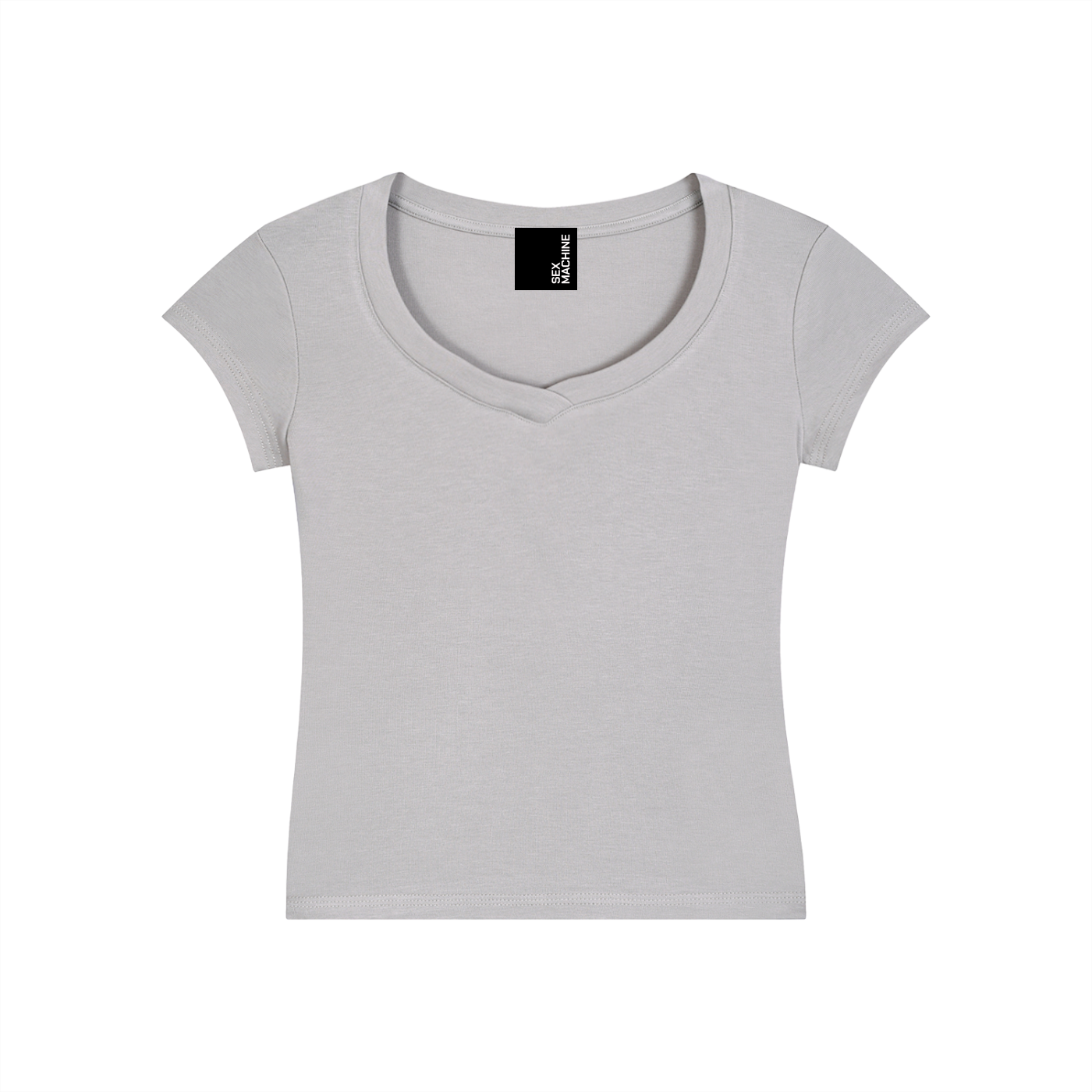 Fitted V-Neck T-Shirt