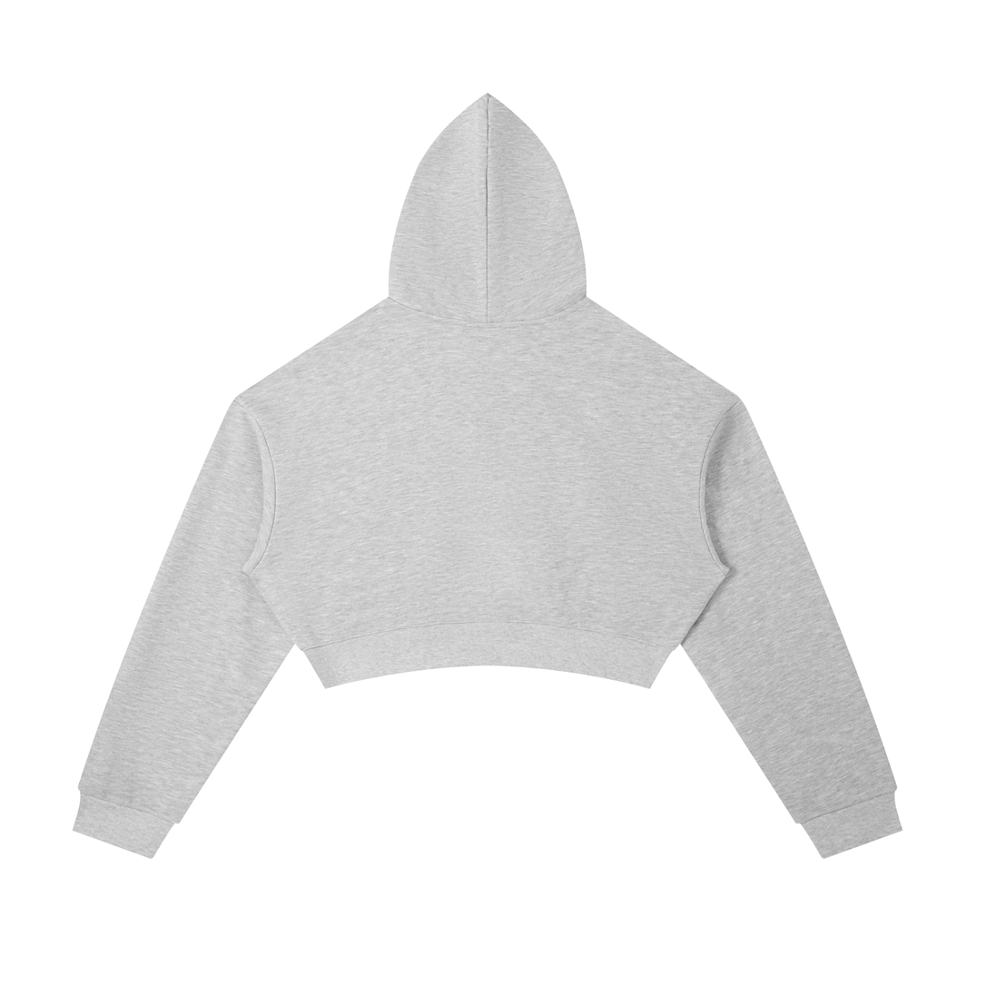 Cropped Zip-Up Hoodie