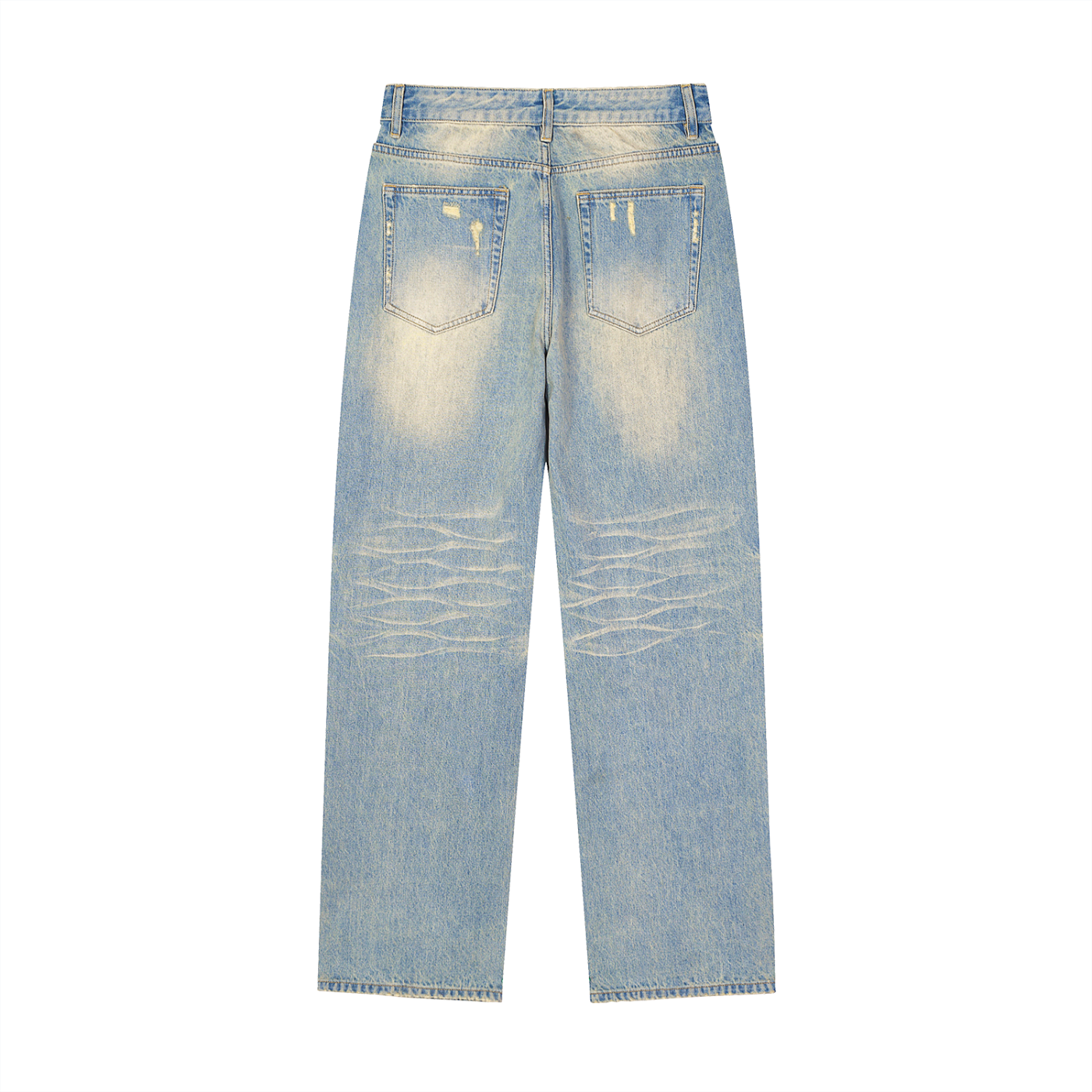 Raw Fade Denim Jeans
