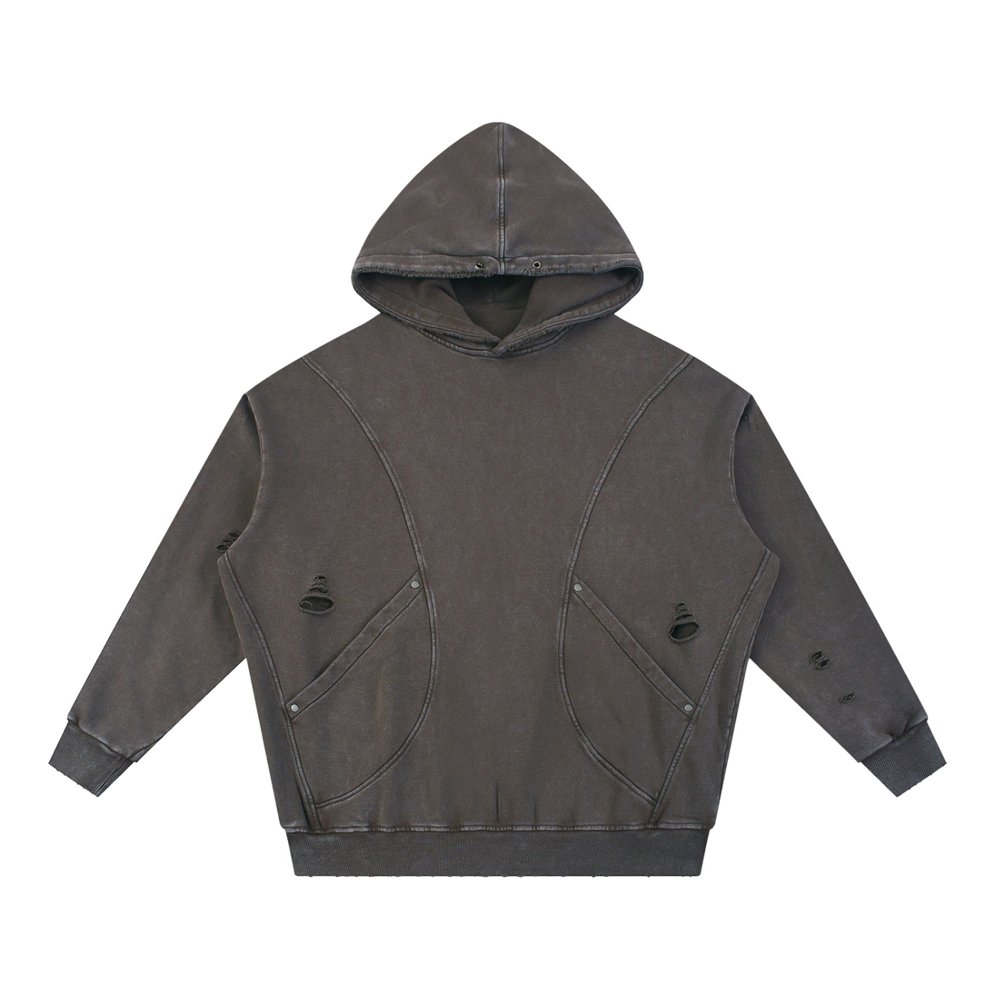 888 Distressed Hoodie