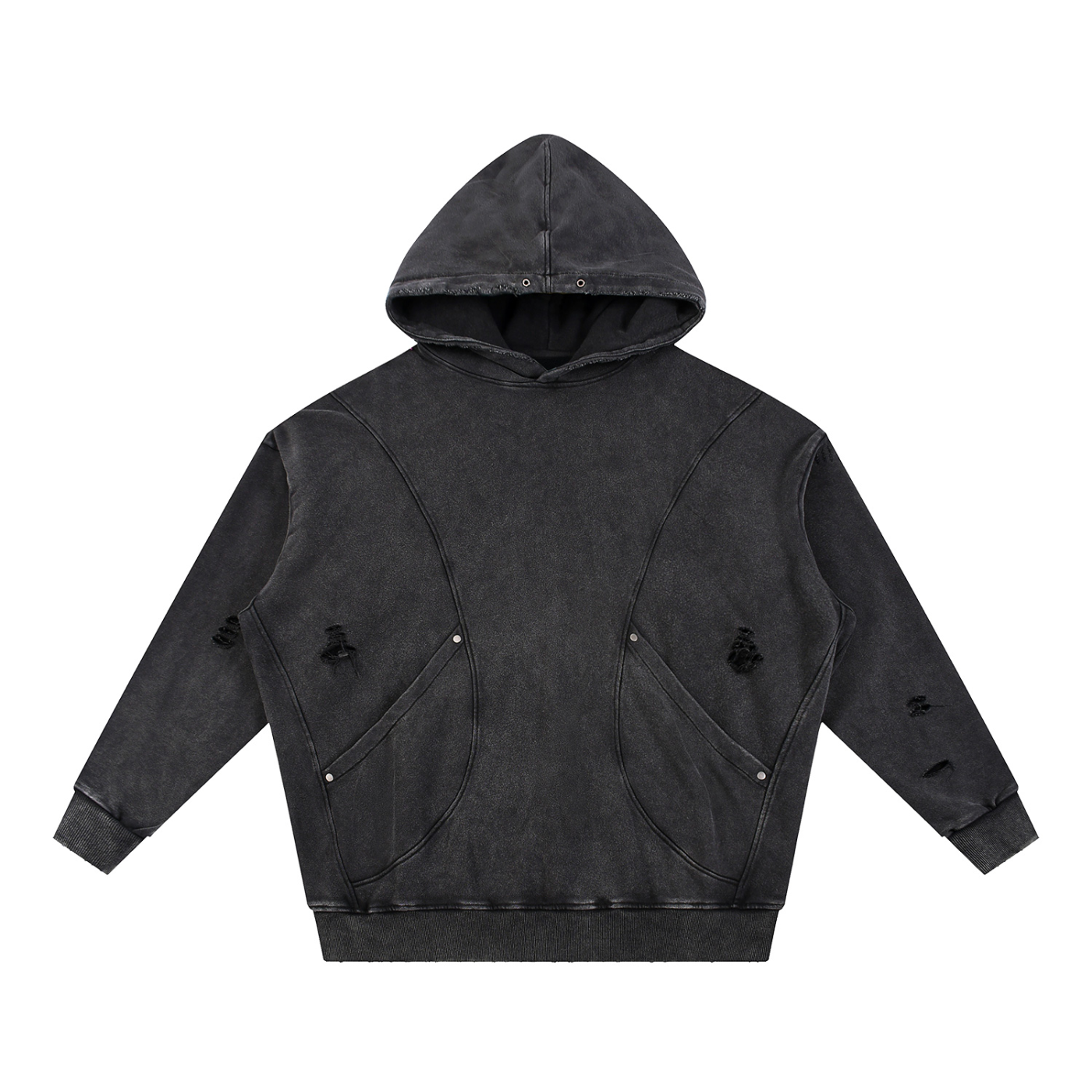 888 Distressed Hoodie