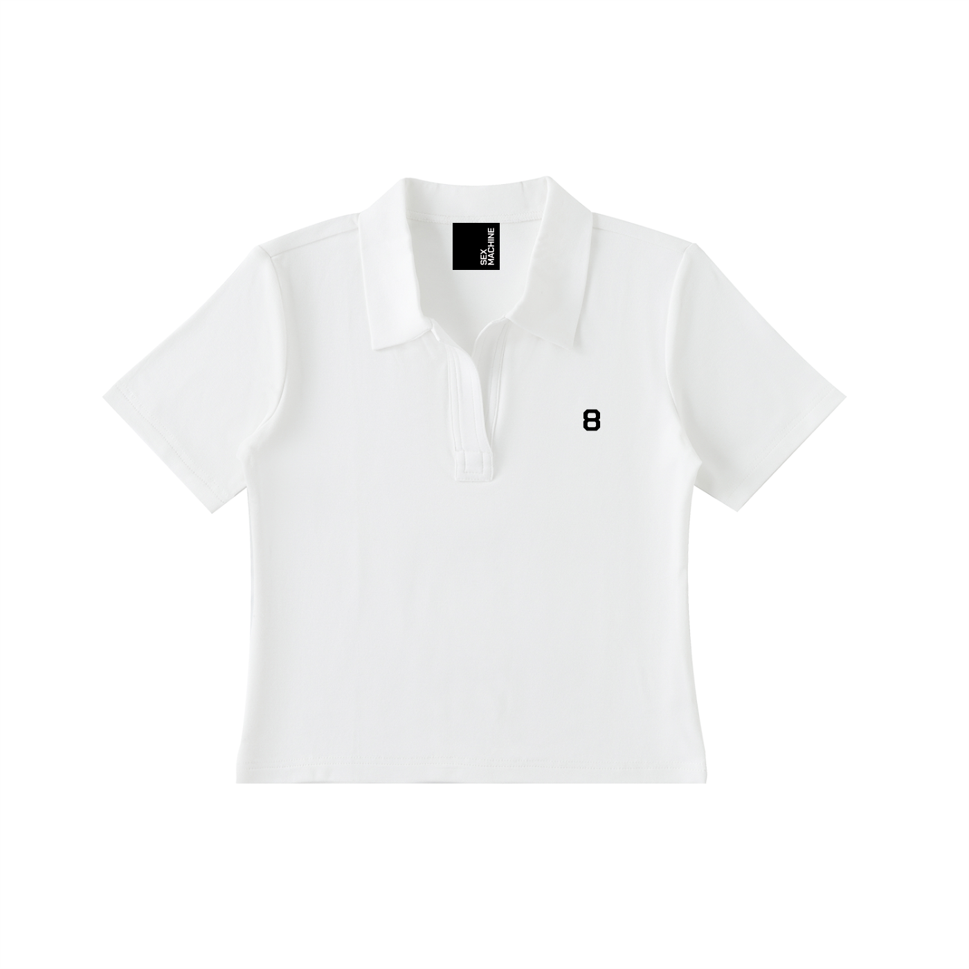 8 Fitted Short Sleeve Polo Shirt