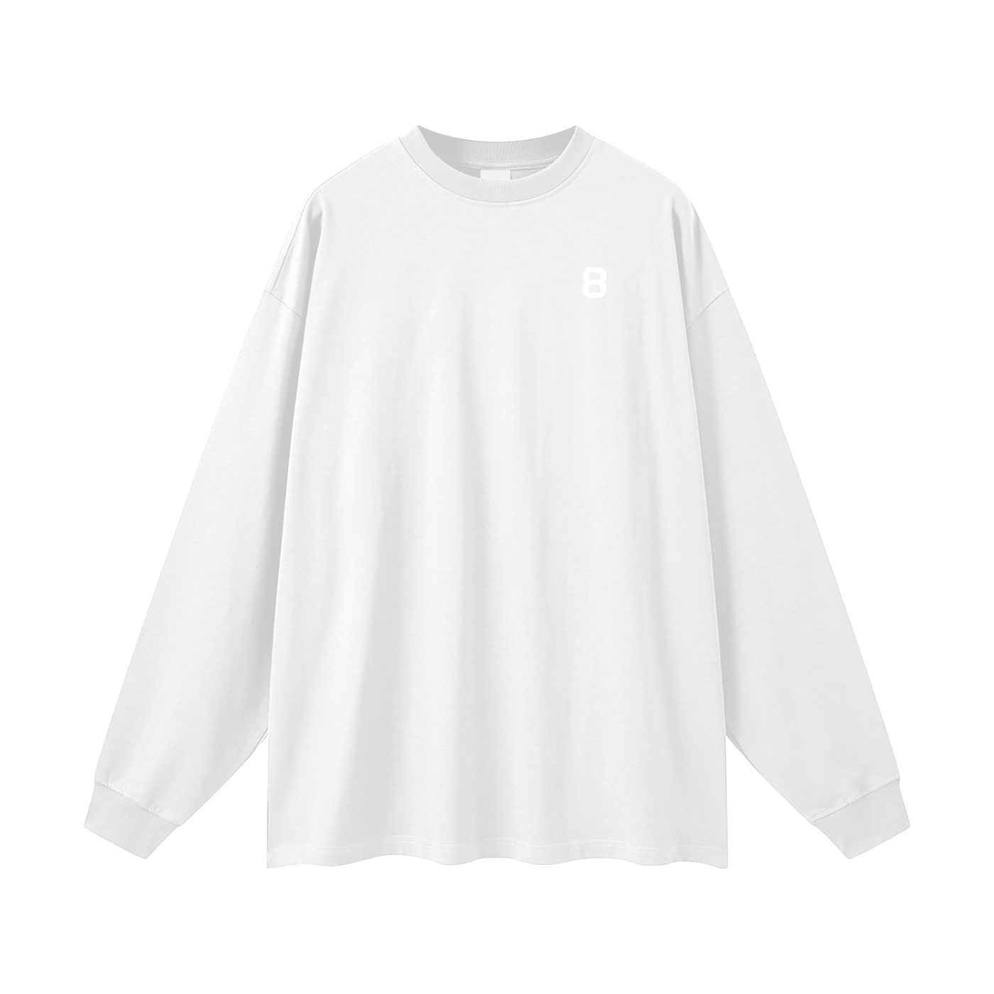 8 Oversized Long Sleeve T-Shirt