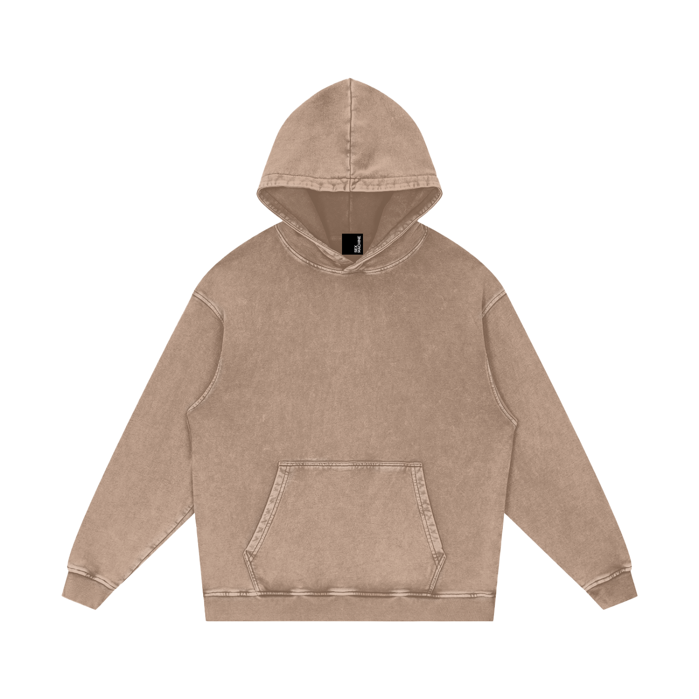 Washed Loose Cotton Hoodie