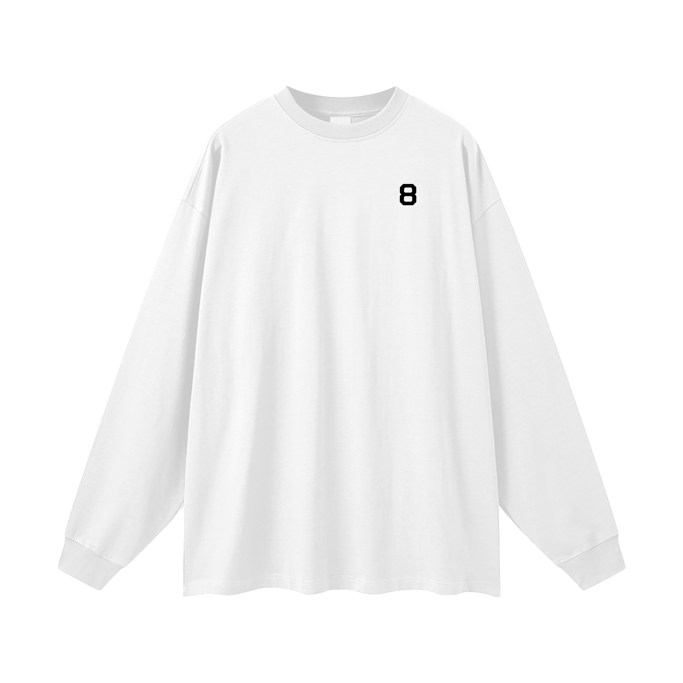 8 Oversized Long Sleeve T-Shirt
