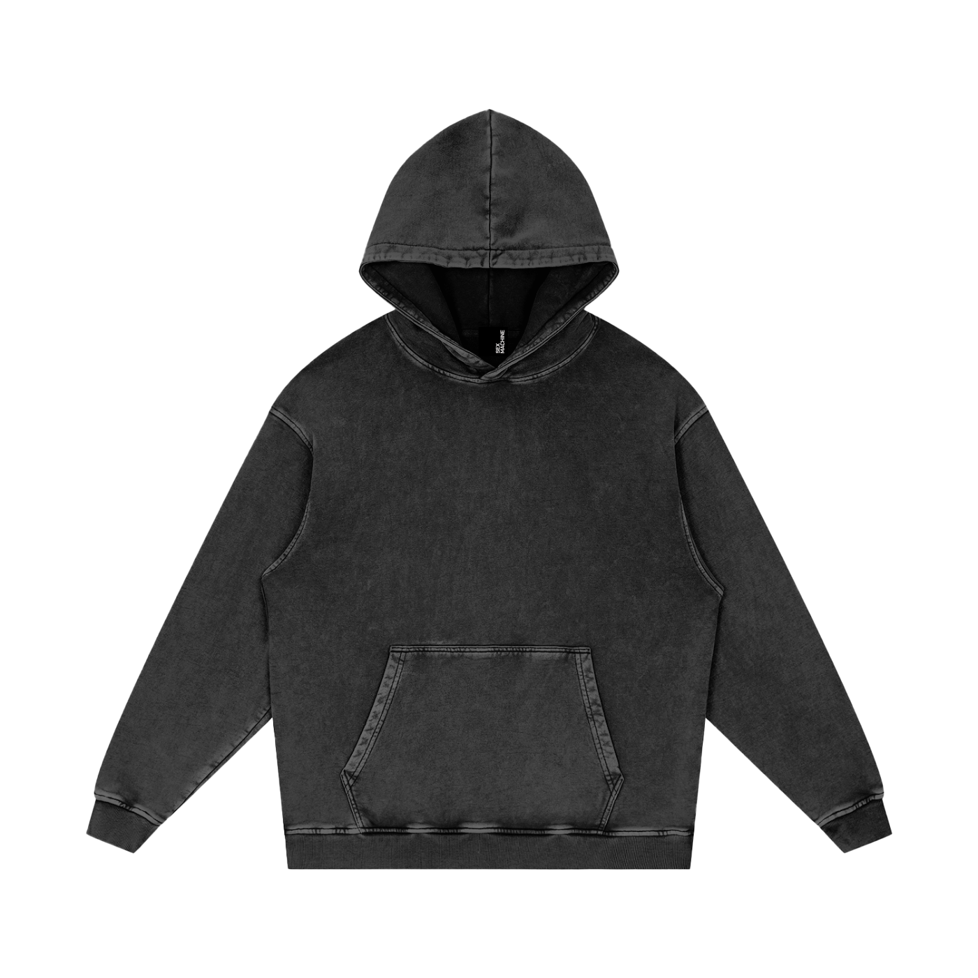 Washed Loose Cotton Hoodie