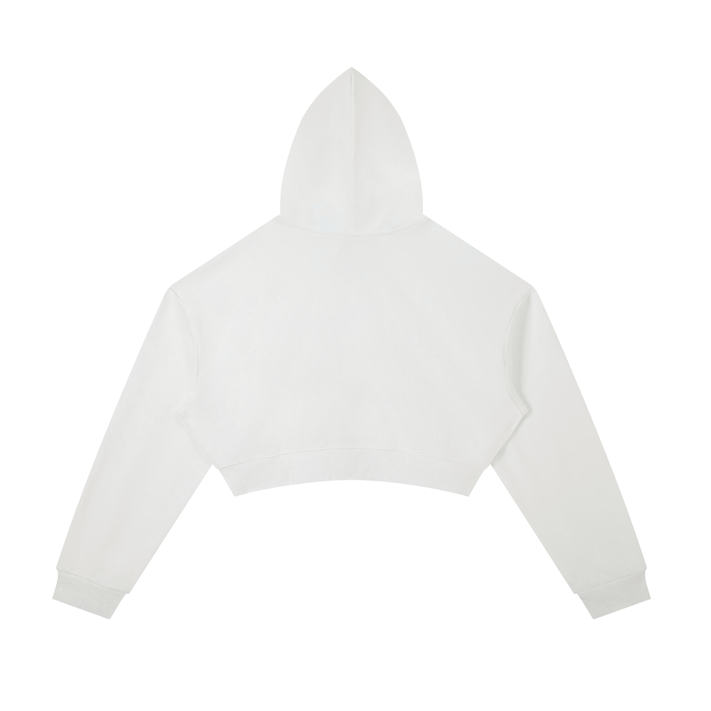 Cropped Zip-Up Hoodie