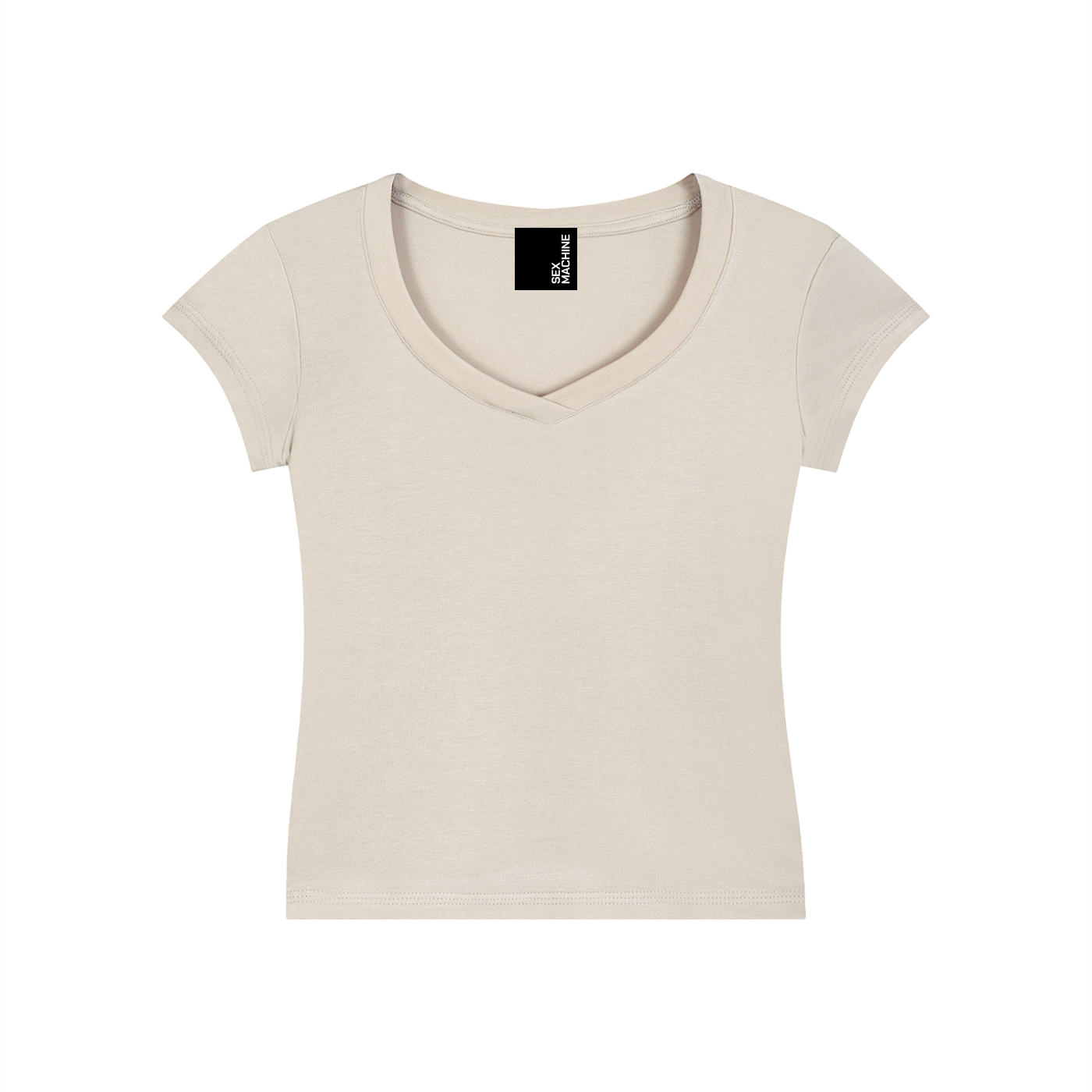Fitted V-Neck T-Shirt