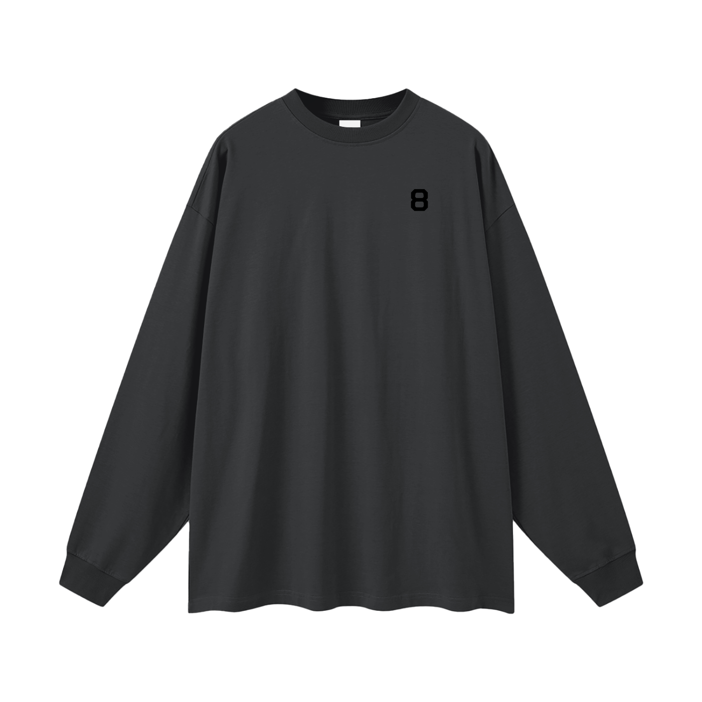 8 Oversized Long Sleeve T-Shirt