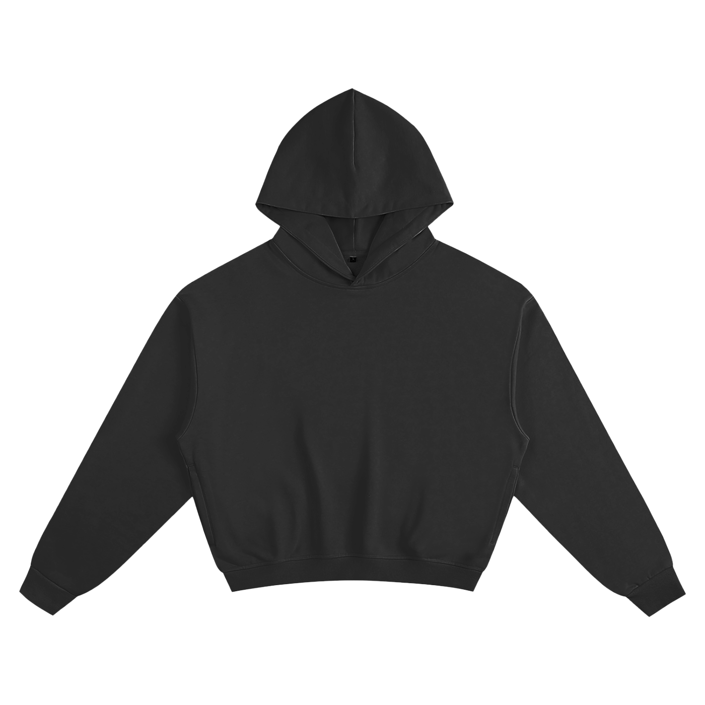 Cotton Cropped Hoodie