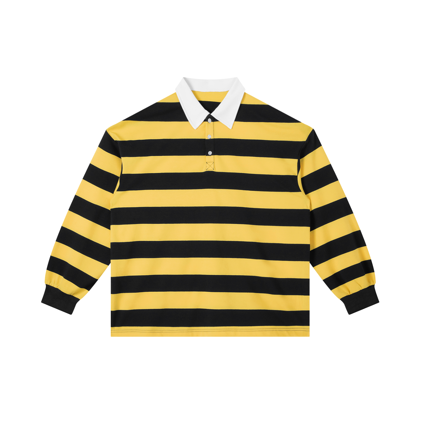 Block Stripe Polo Shirt
