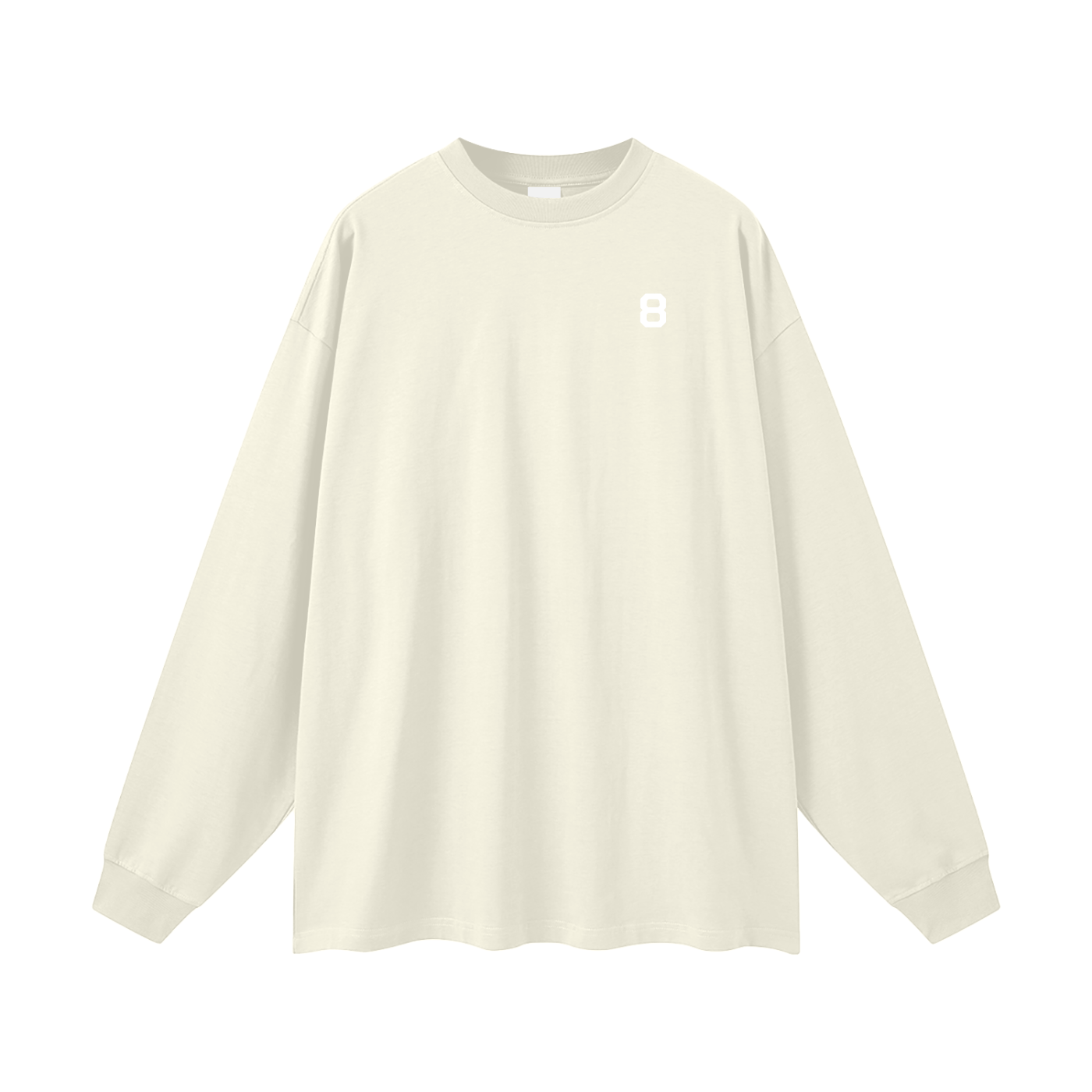 8 Oversized Long Sleeve T-Shirt