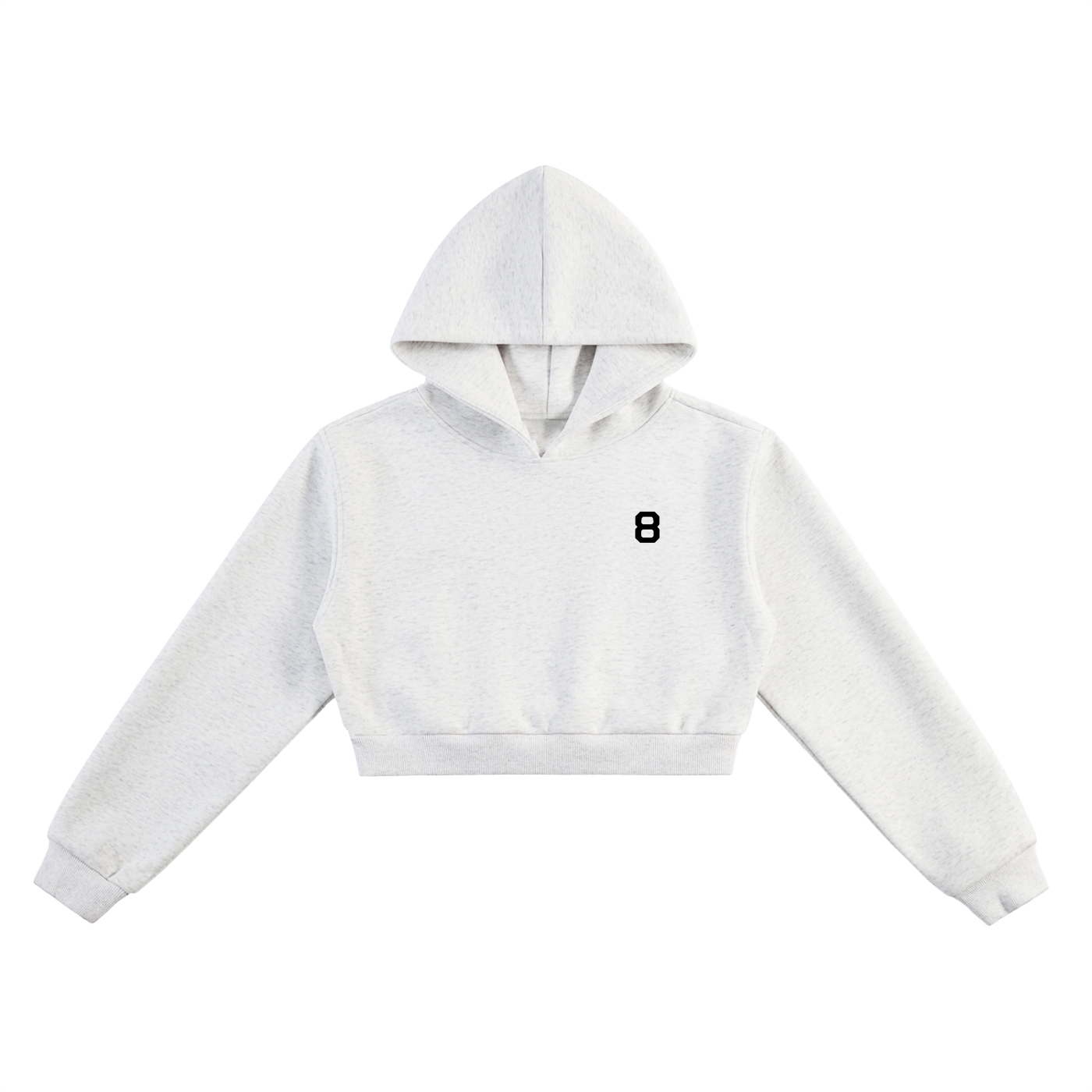 888 Cropped Hoodie