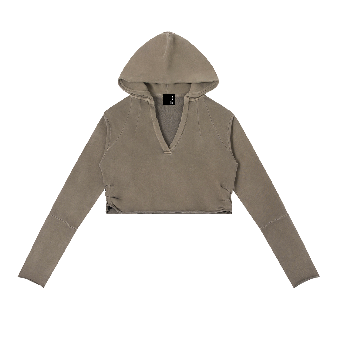 8 Raw Edge Hoodie