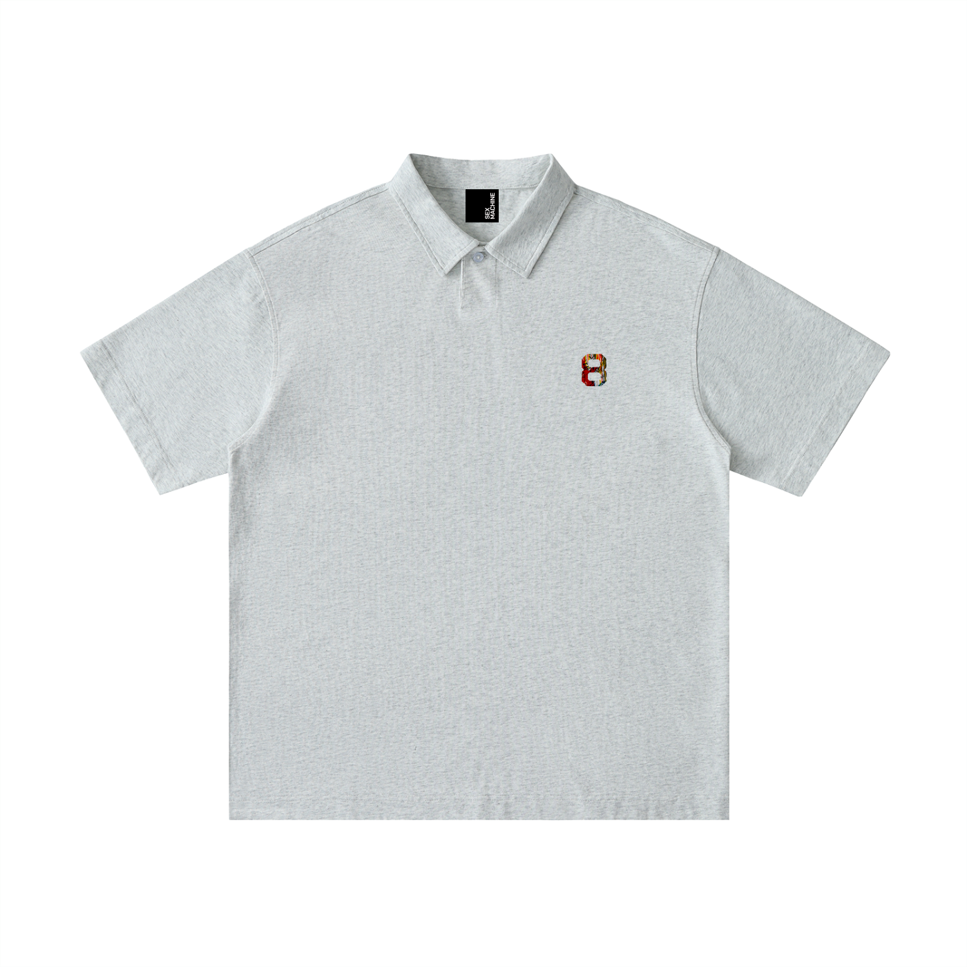 8 Loose Cotton Polo Shirt