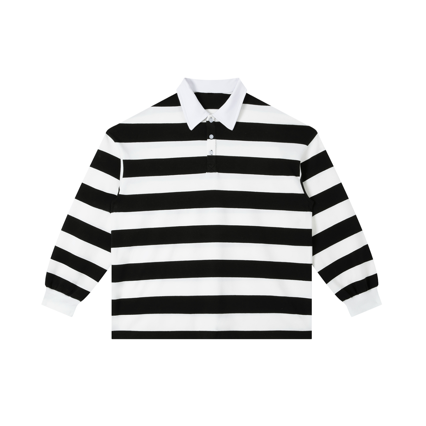 Block Stripe Polo Shirt