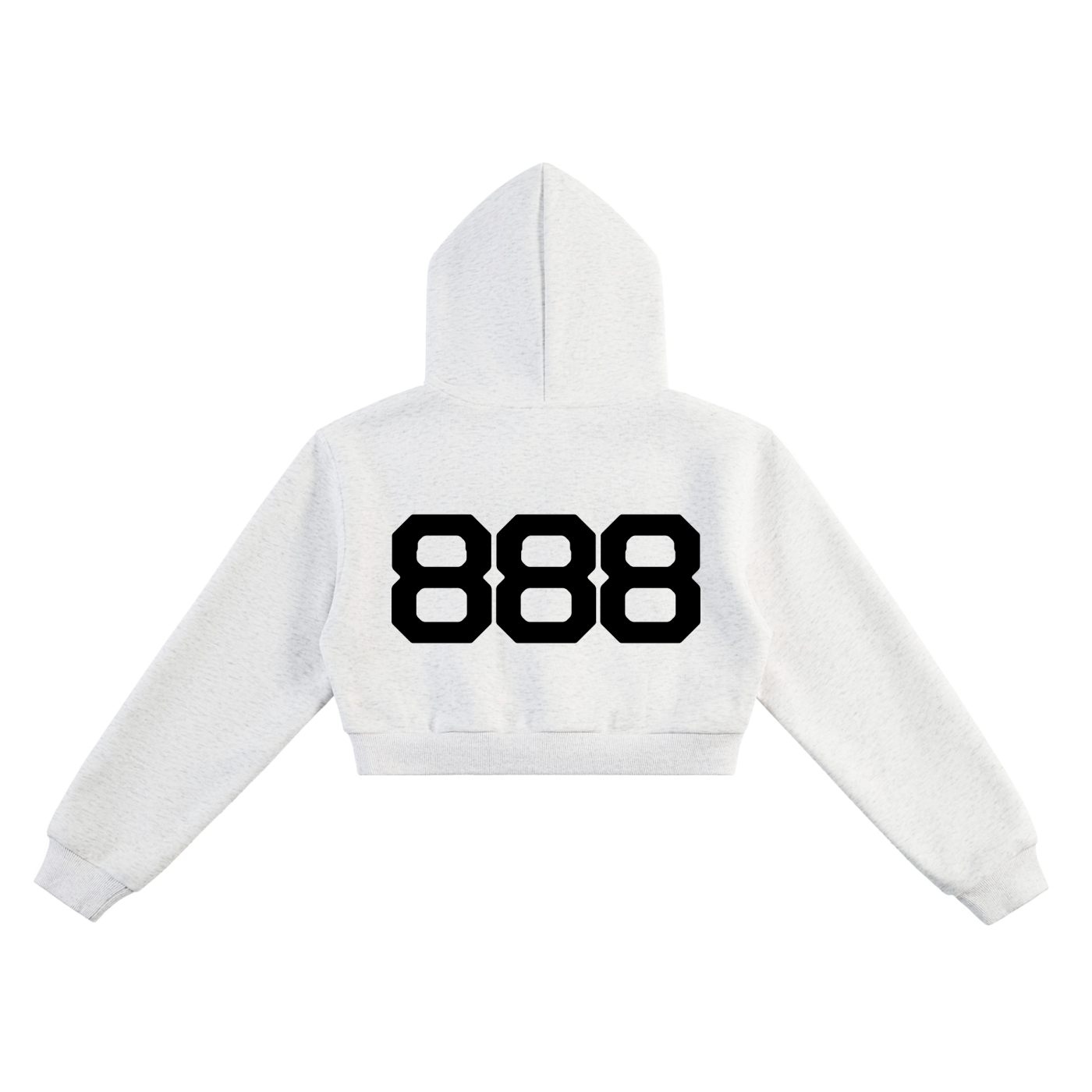 888 Cropped Hoodie