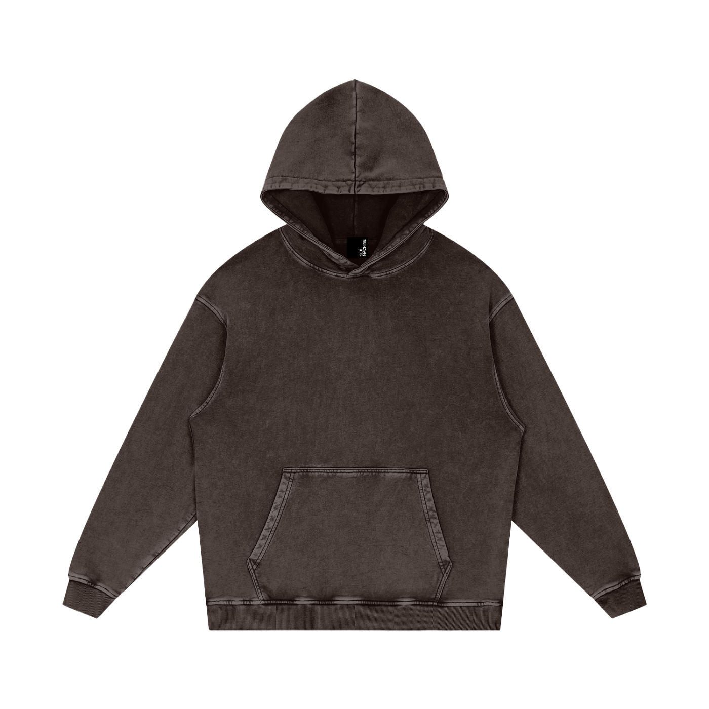 Washed Loose Cotton Hoodie