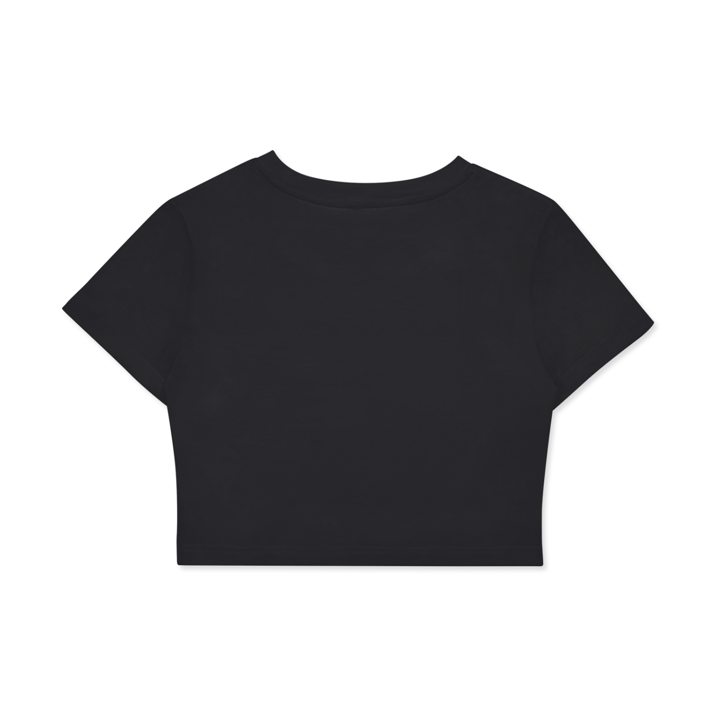 8 Fitted Crop Cotton T-Shirt