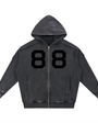 888 Raw Stripe Hoodie