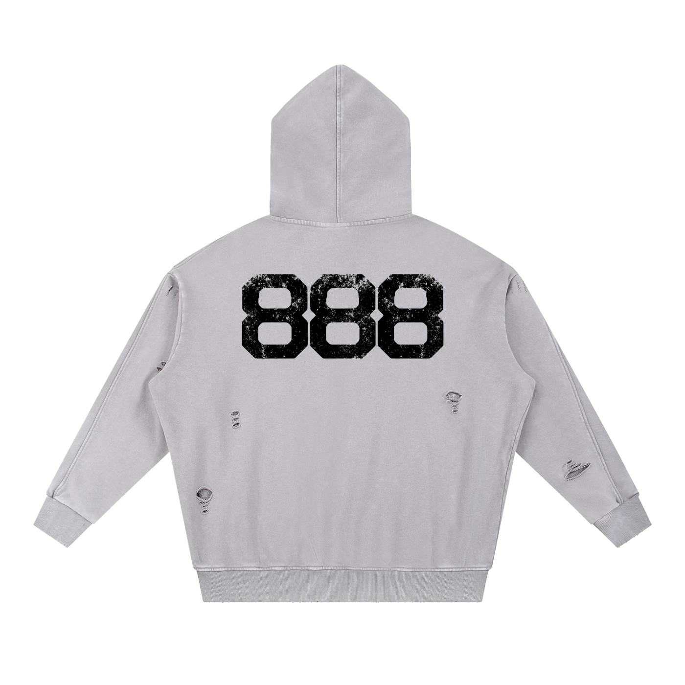 888 Distressed Hoodie
