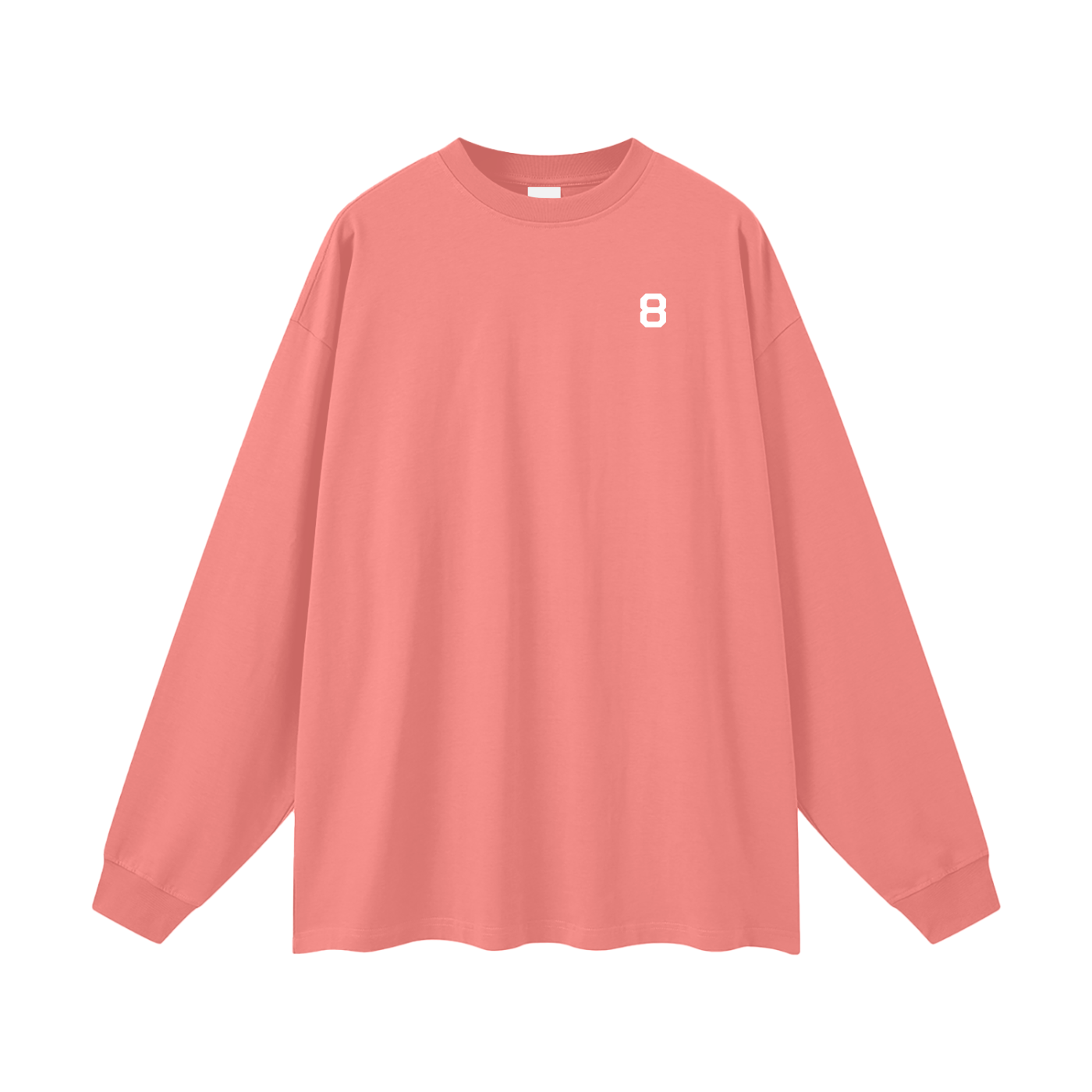 8 Oversized Long Sleeve T-Shirt