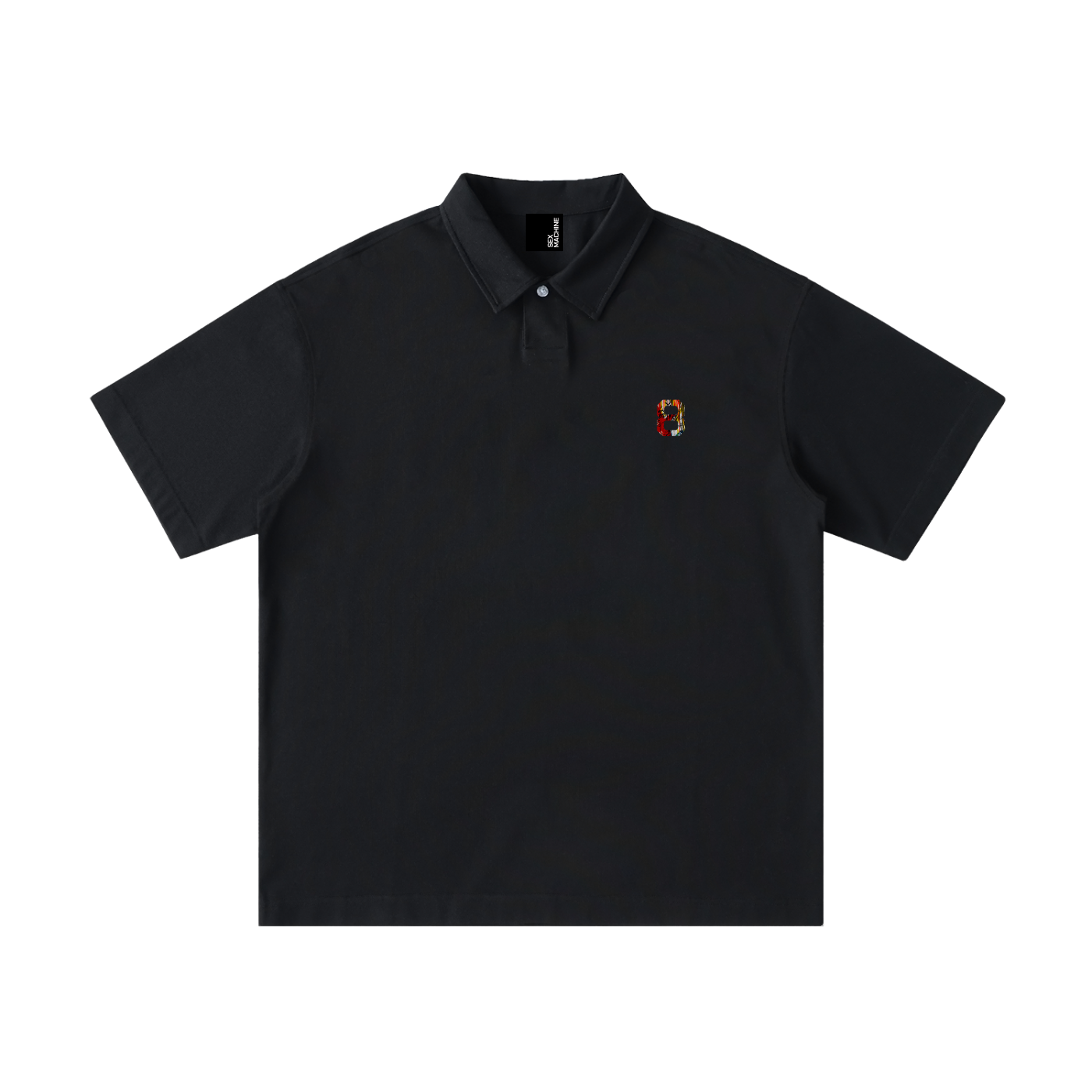 8 Loose Cotton Polo Shirt
