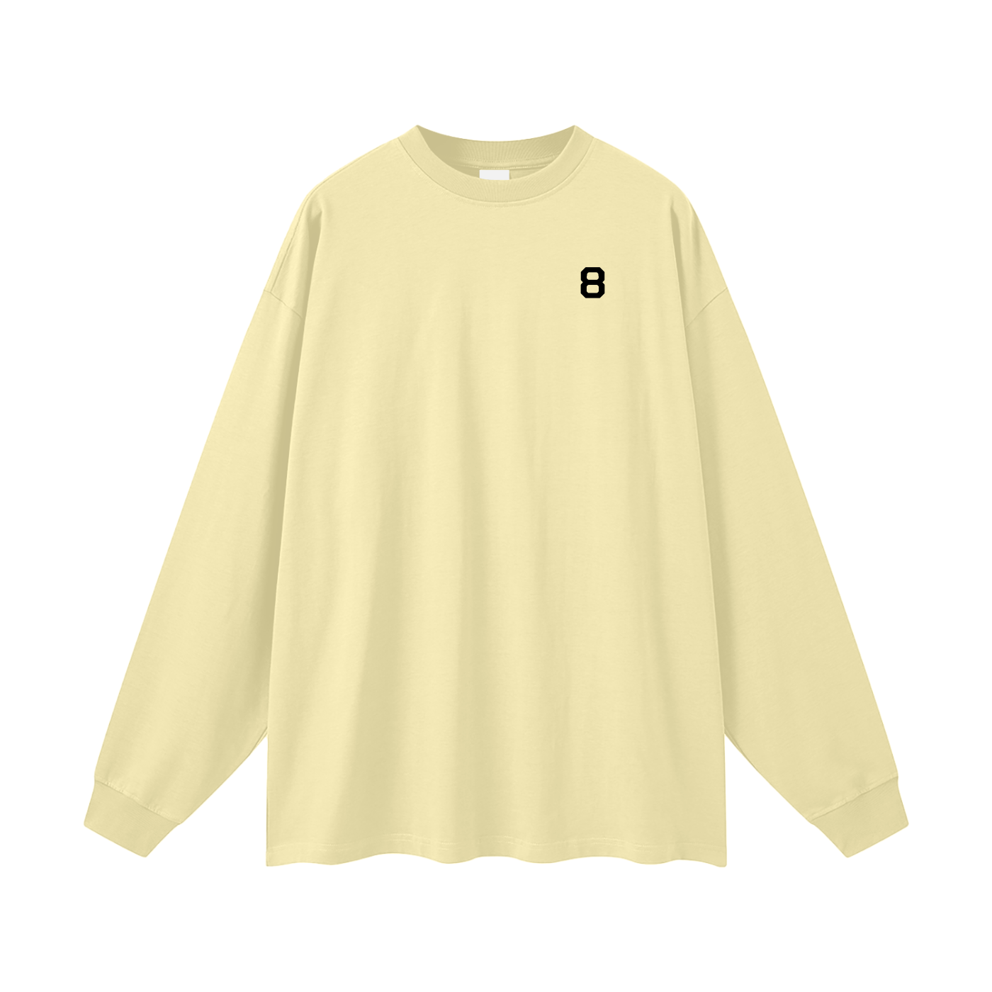 8 Oversized Long Sleeve T-Shirt