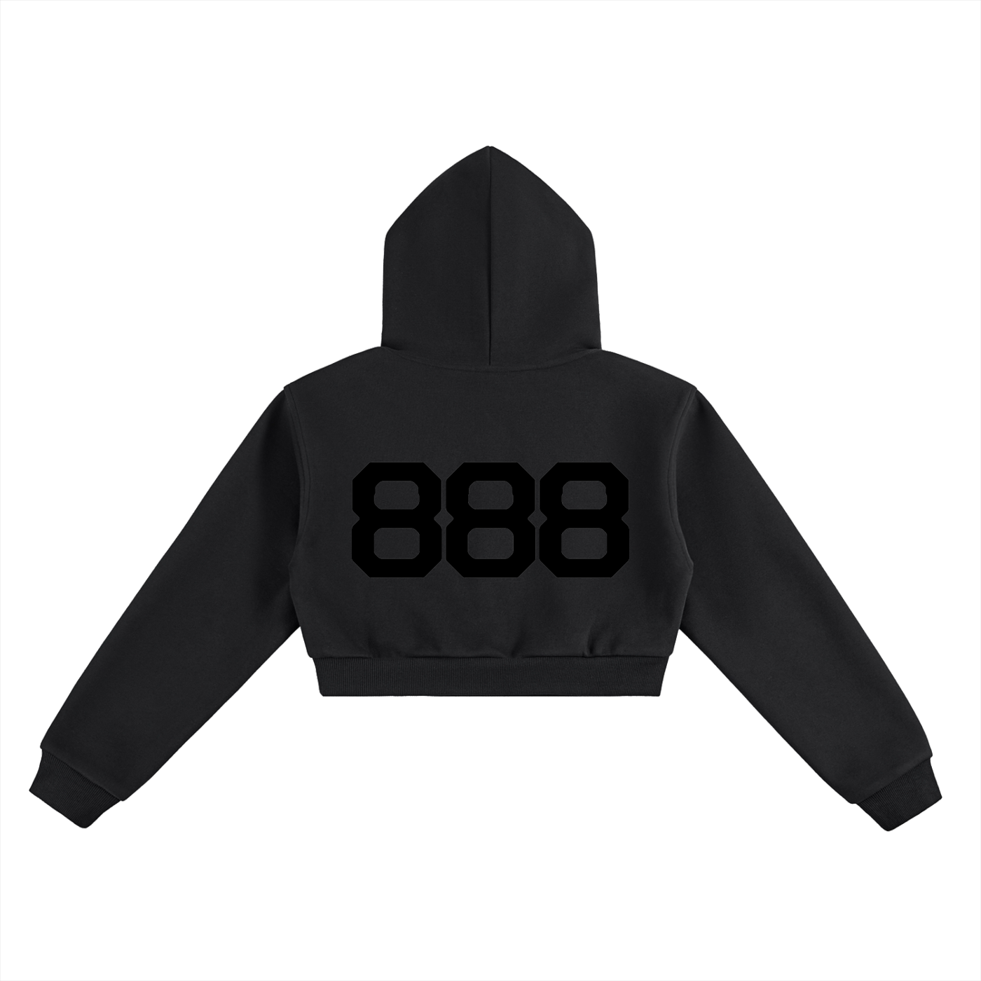 888 Cropped Hoodie