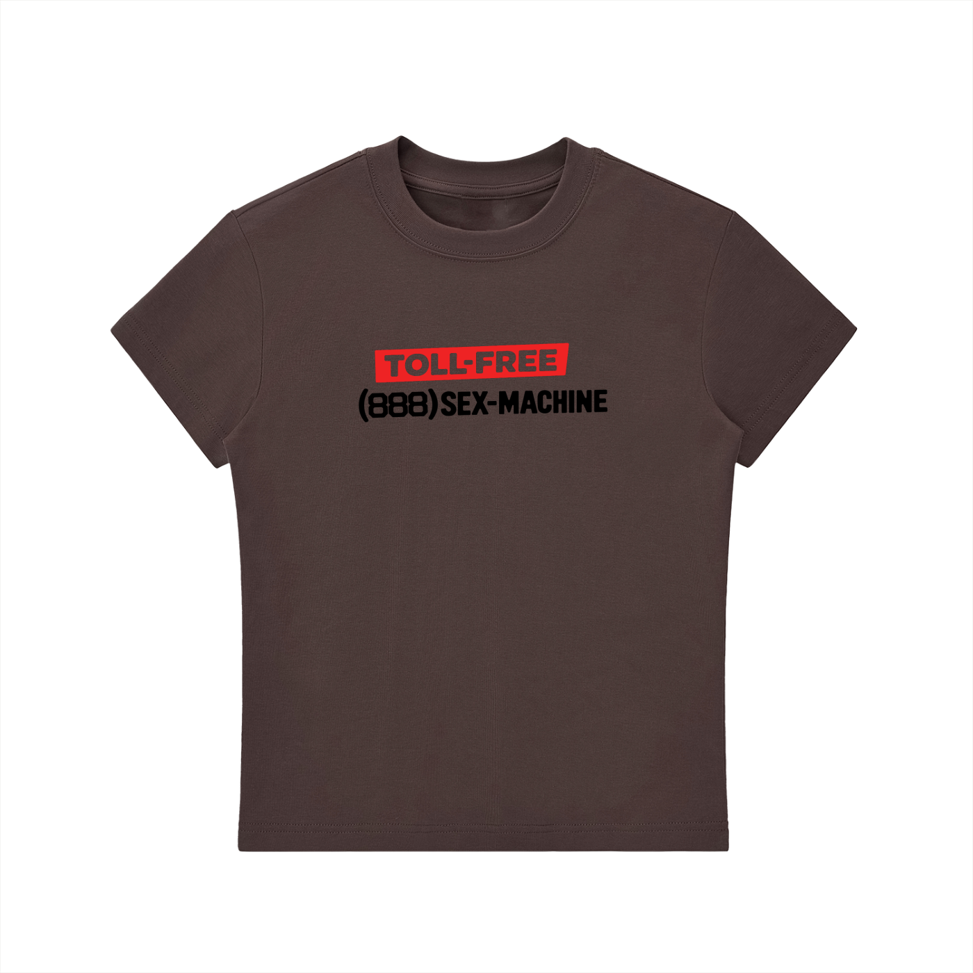 Toll Free Fitted Crewneck T-Shirt