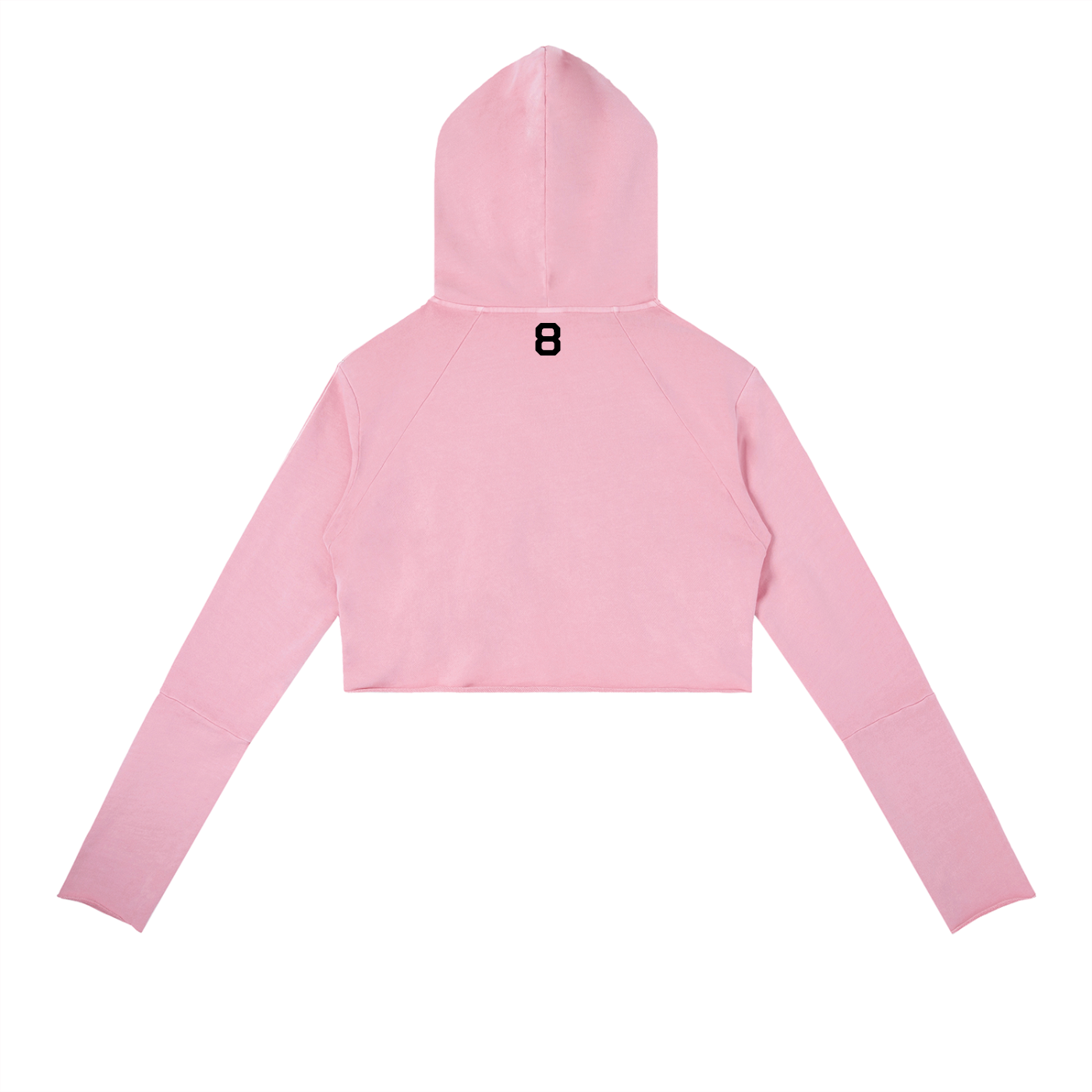 8 Raw Edge Hoodie