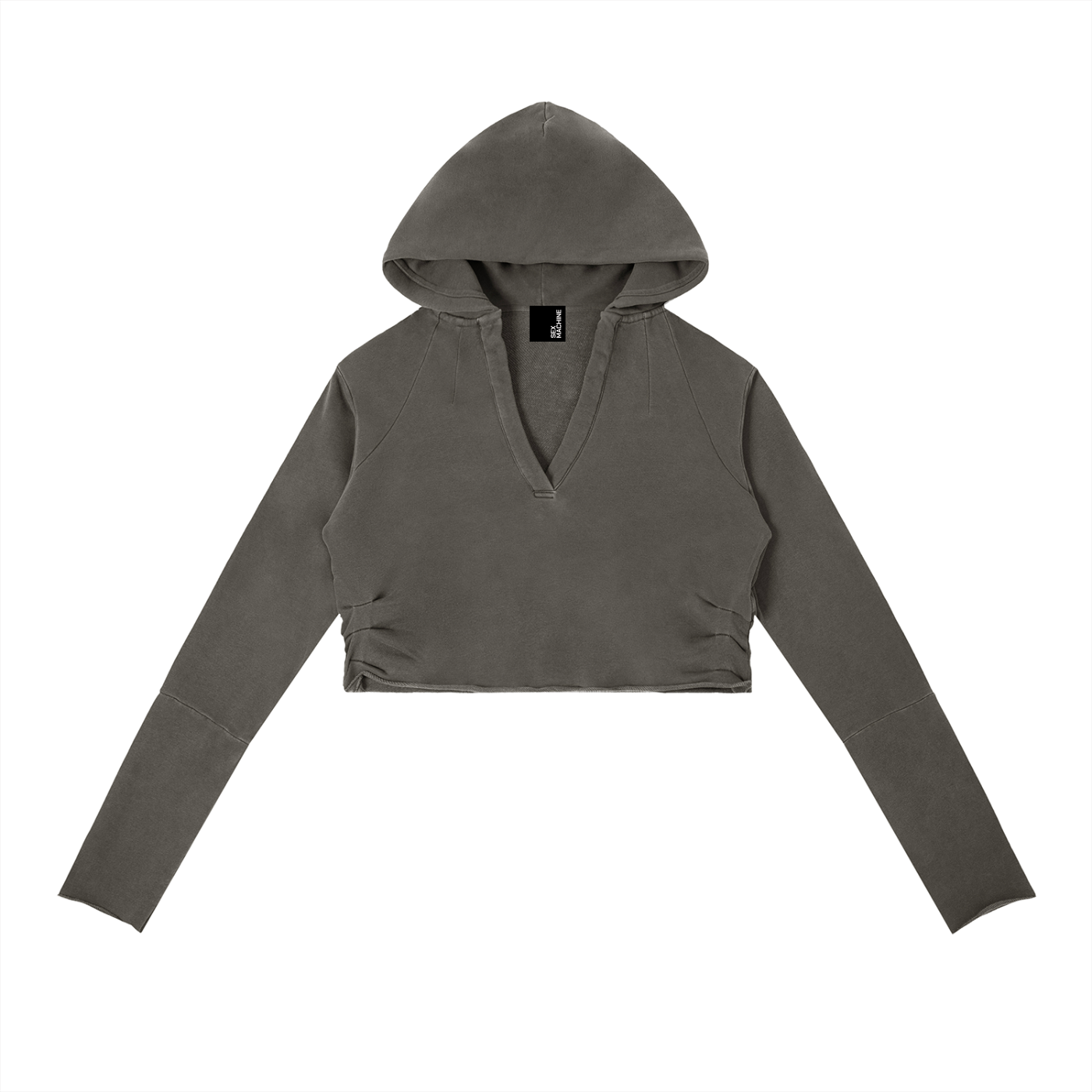 8 Raw Edge Hoodie