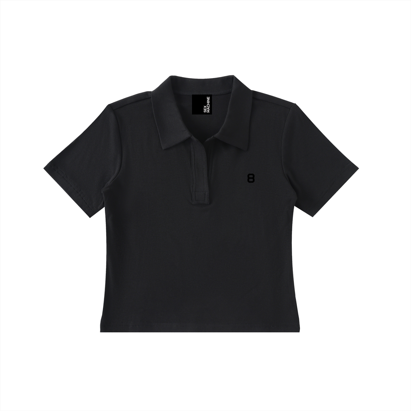 8 Fitted Short Sleeve Polo Shirt