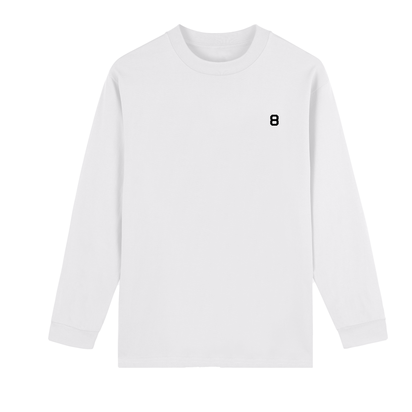 8 Long Sleeve Crew Shirt