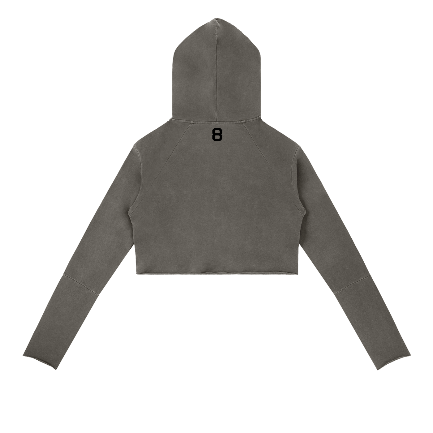 8 Raw Edge Hoodie