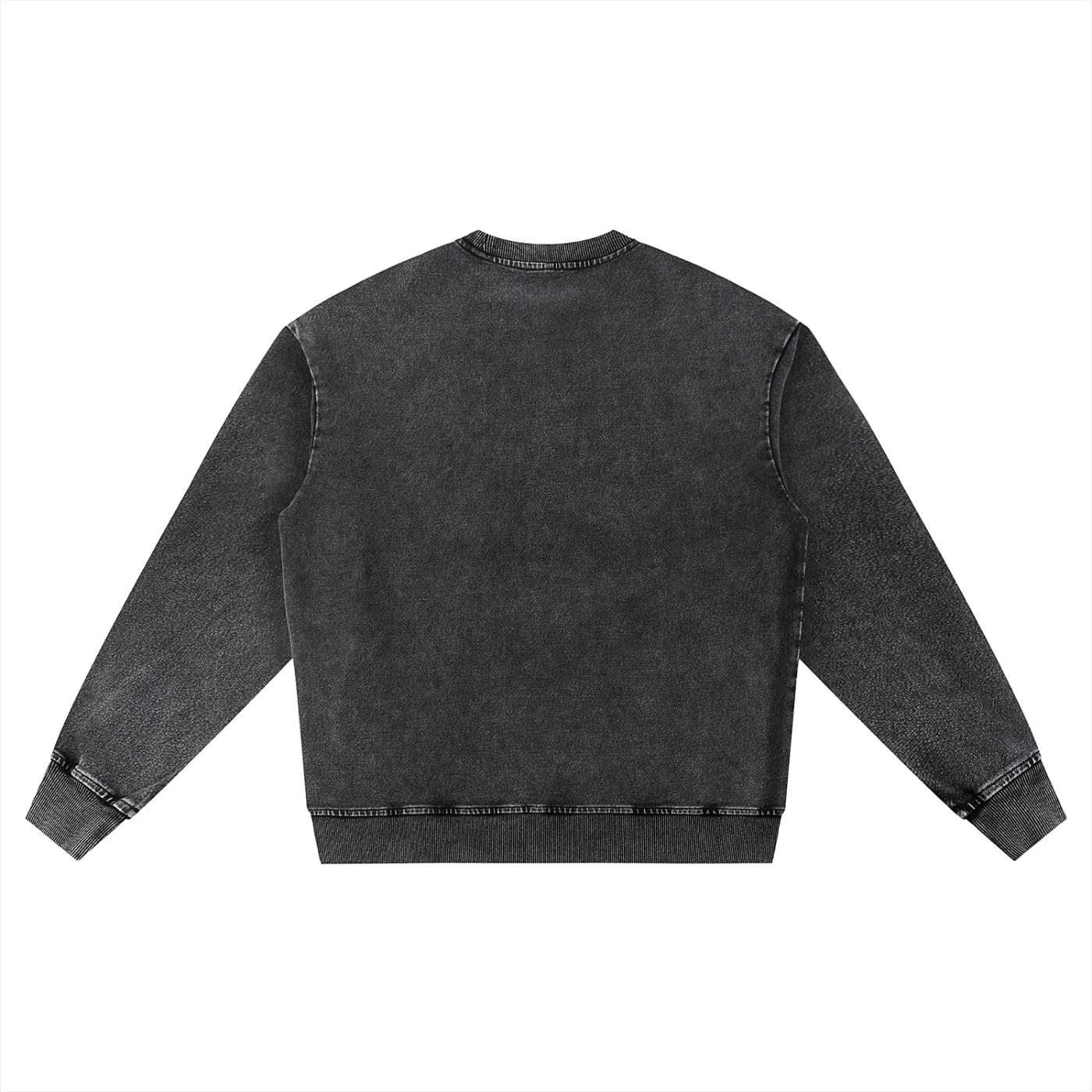 Oversized Wash Crewneck Sweatshirt