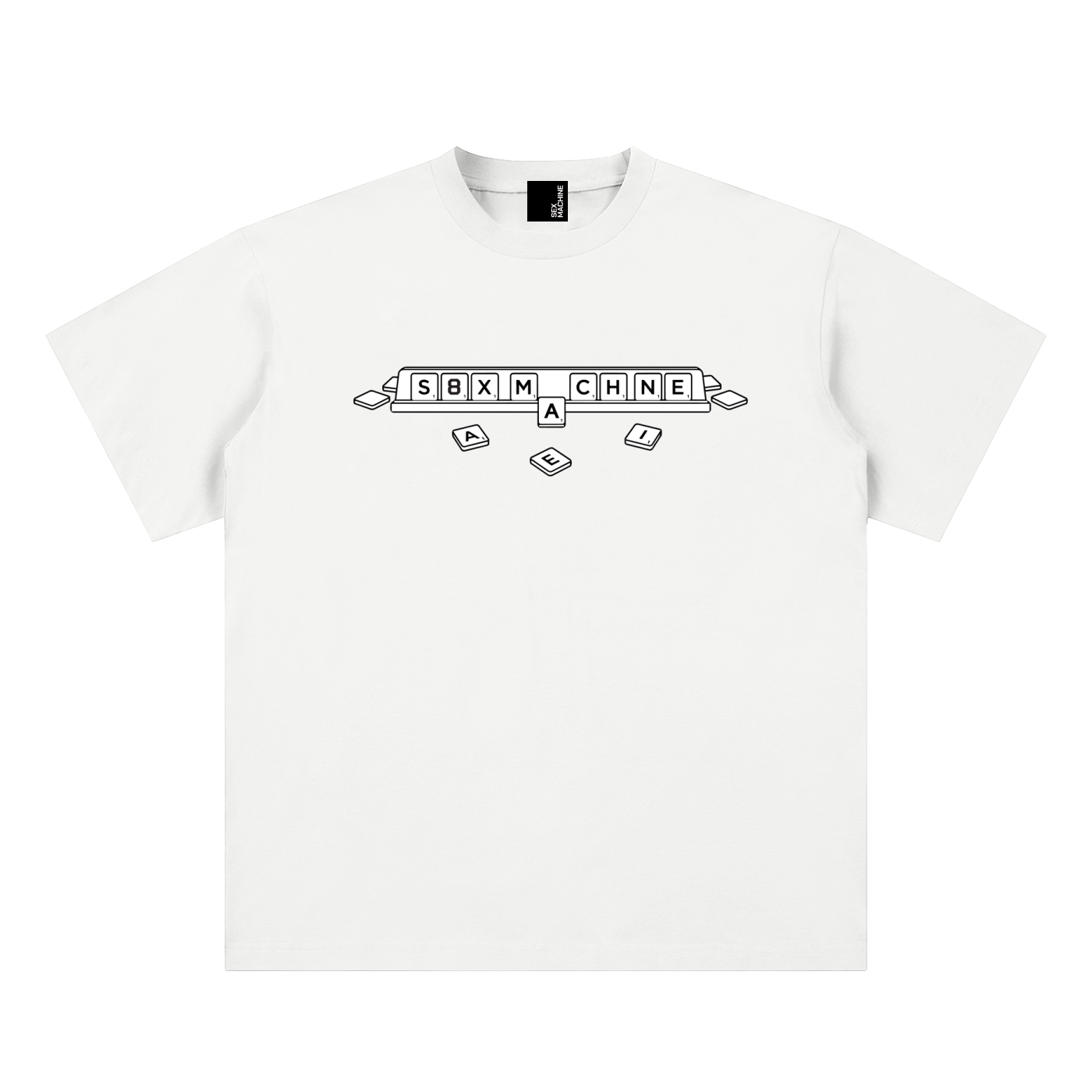 Scrabble Sueded Cotton T-Shirt