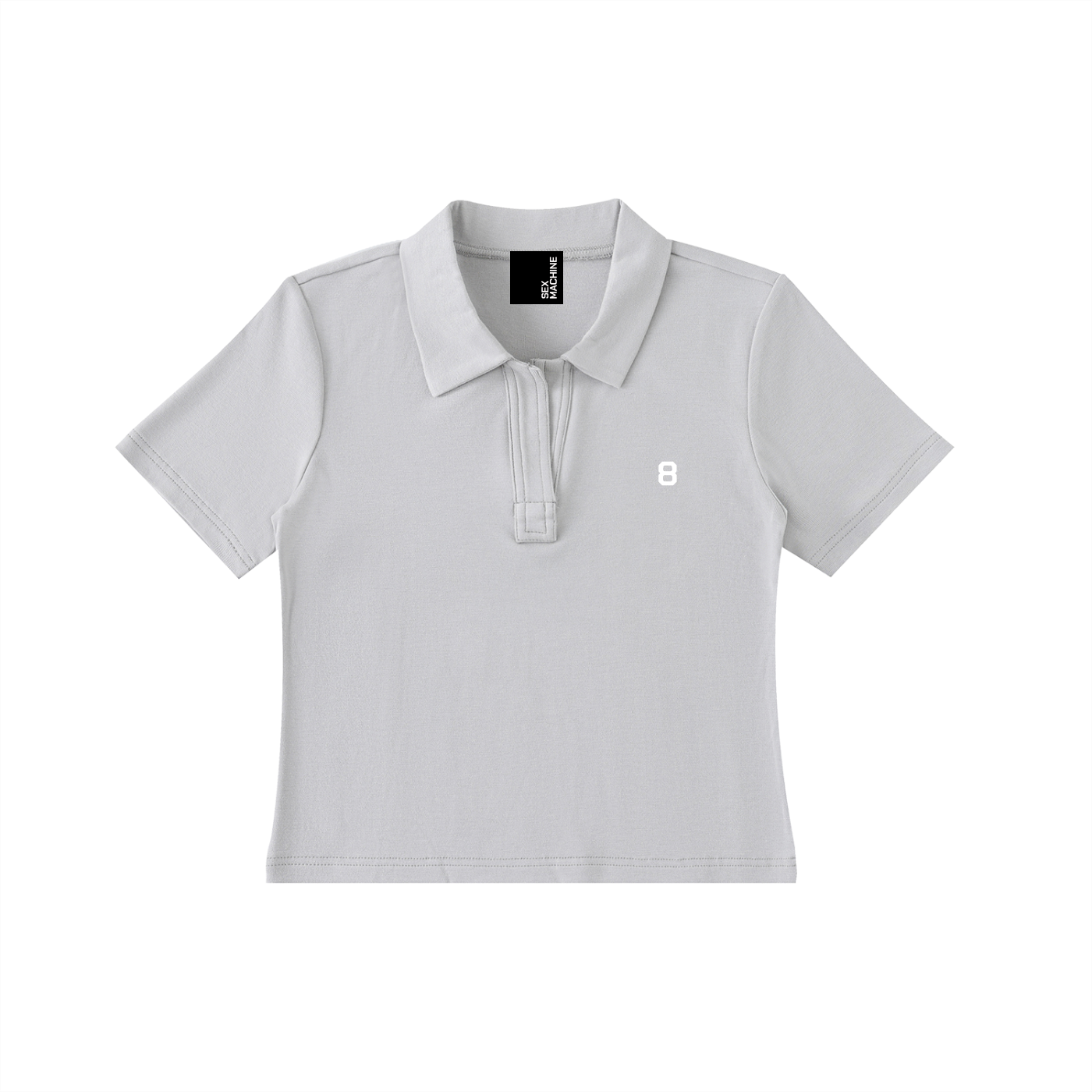 8 Fitted Short Sleeve Polo Shirt