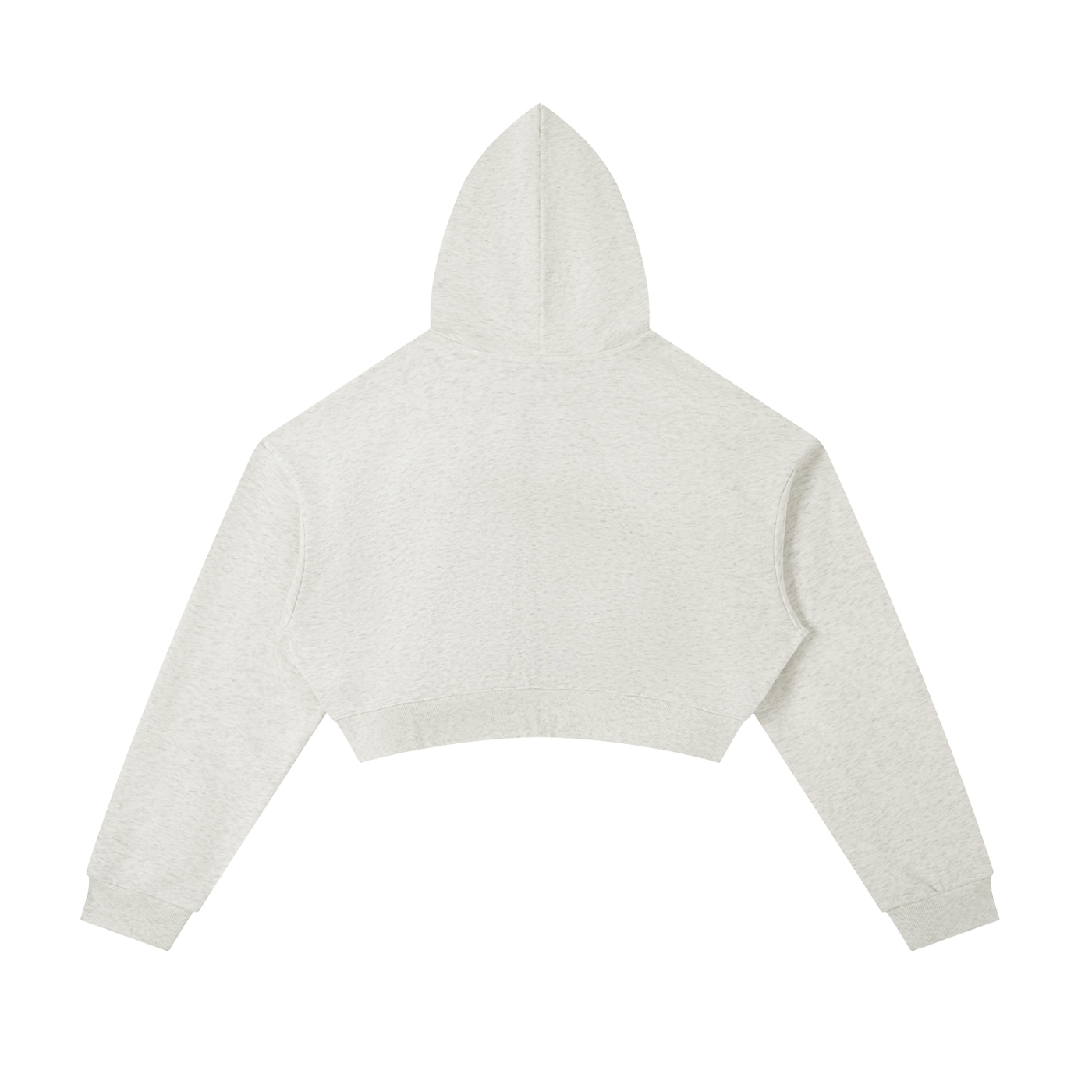 Cropped Zip-Up Hoodie
