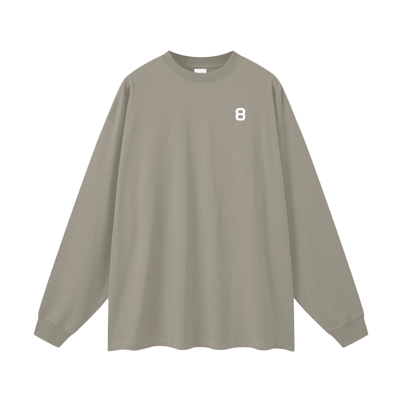 8 Oversized Long Sleeve T-Shirt