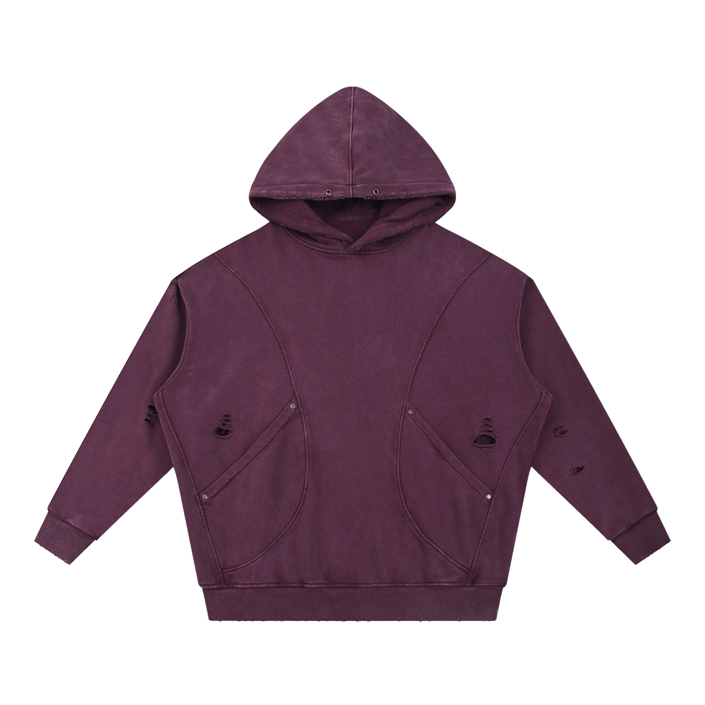 888 Distressed Hoodie