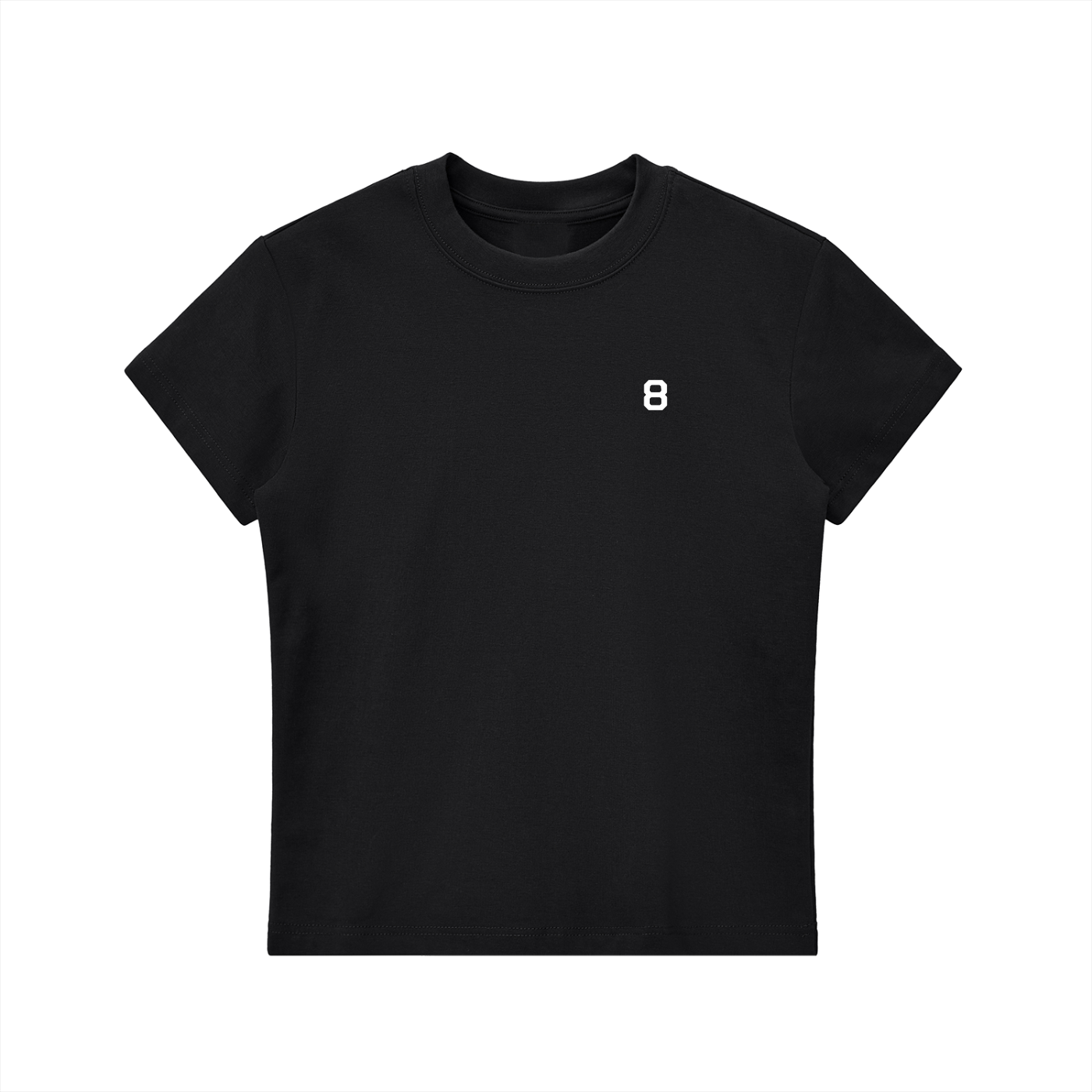 8 Fitted Crewneck T-Shirt