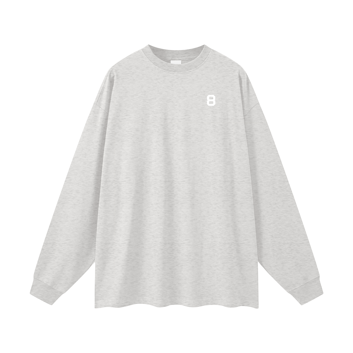 8 Oversized Long Sleeve T-Shirt