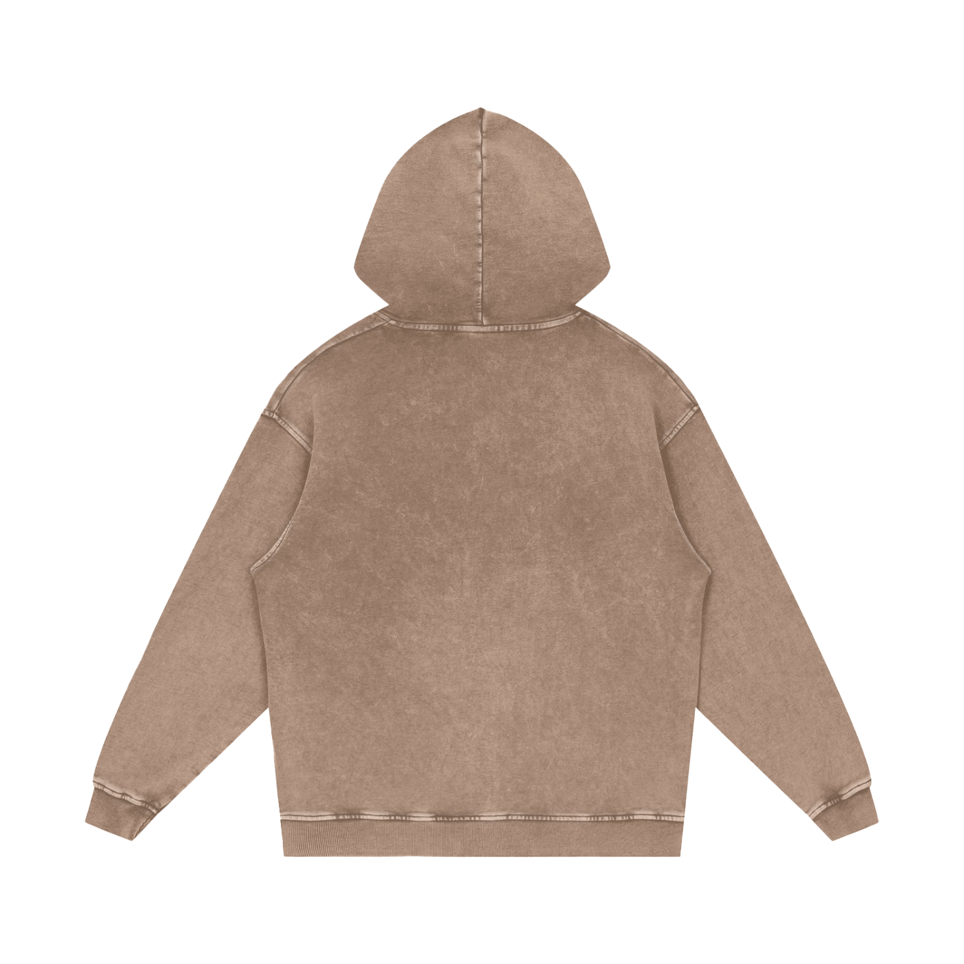 Washed Loose Cotton Hoodie
